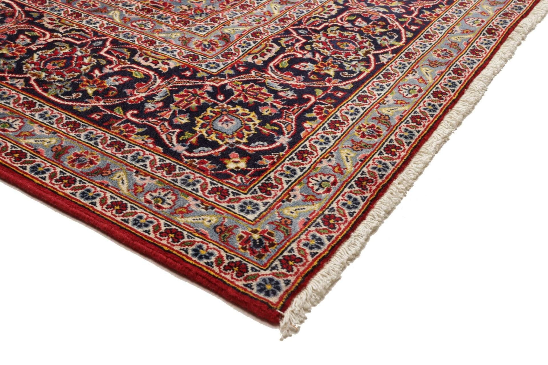 Handgeknüpfter Kashan Perserteppich, 255 × 350 cm, Wolle