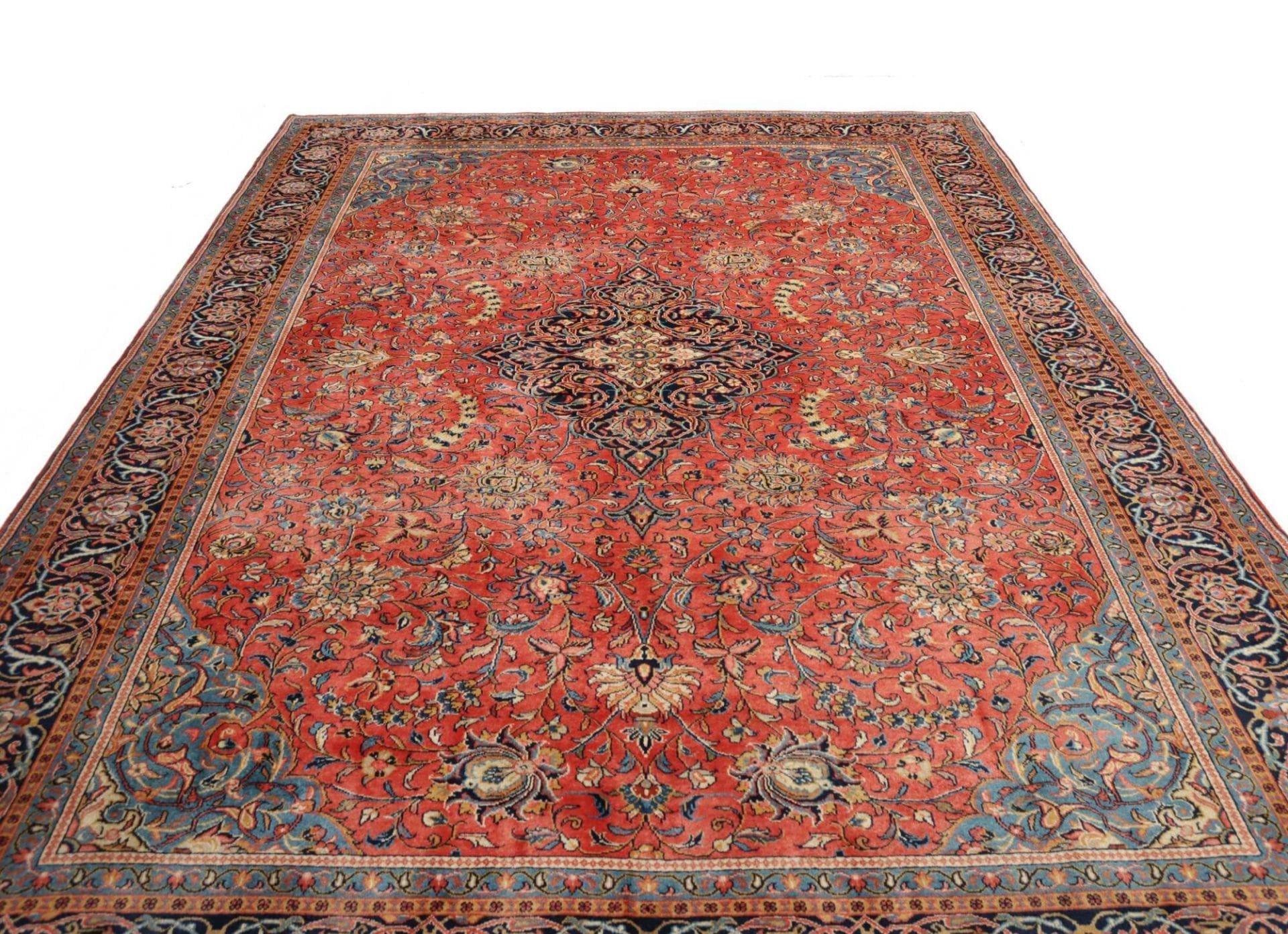 Sarough Farahan Perserteppich 273 × 370 cm aus Wolle, handgeknüpft
