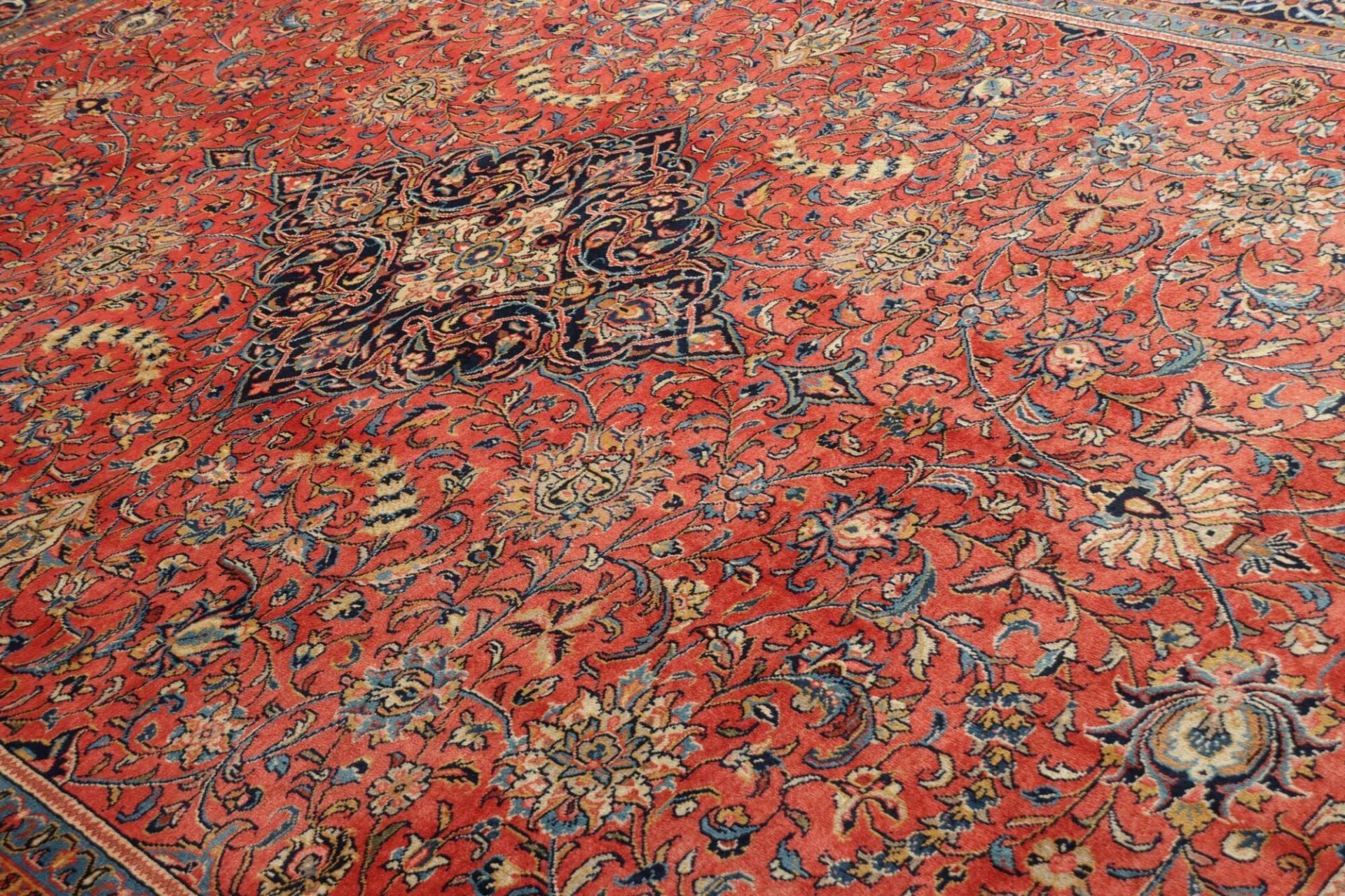 Sarough Farahan Perserteppich 273 × 370 cm aus Wolle, handgeknüpft