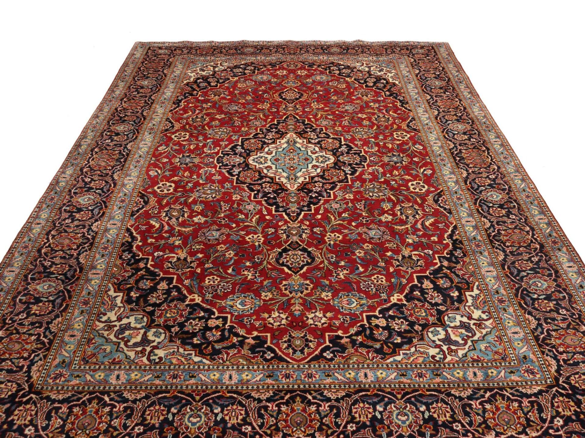 Handgeknüpfter Kashan Perserteppich 230 × 334 cm