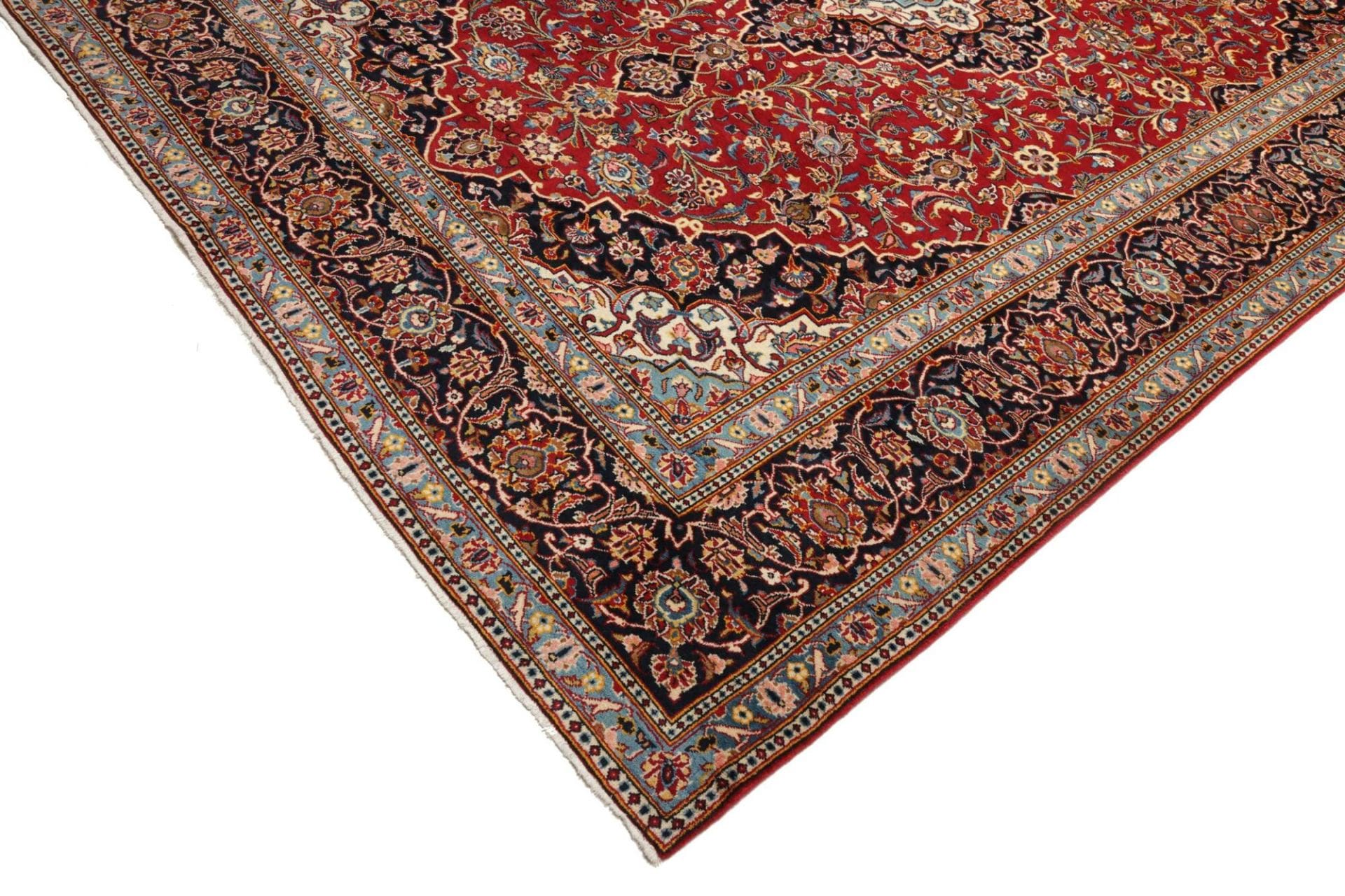 Handgeknüpfter Kashan Perserteppich 230 × 334 cm