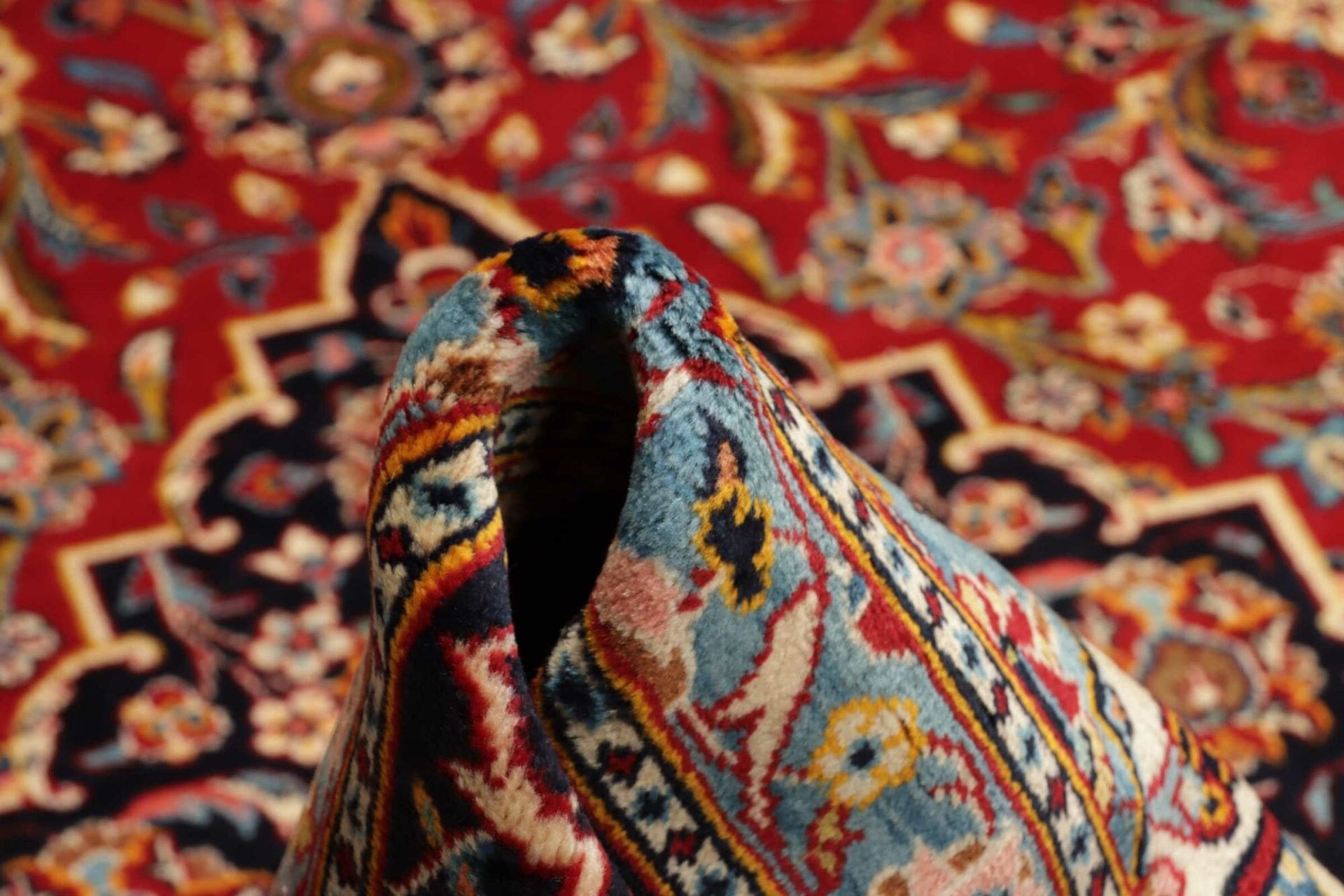 Handgeknüpfter Kashan Perserteppich 230 × 334 cm