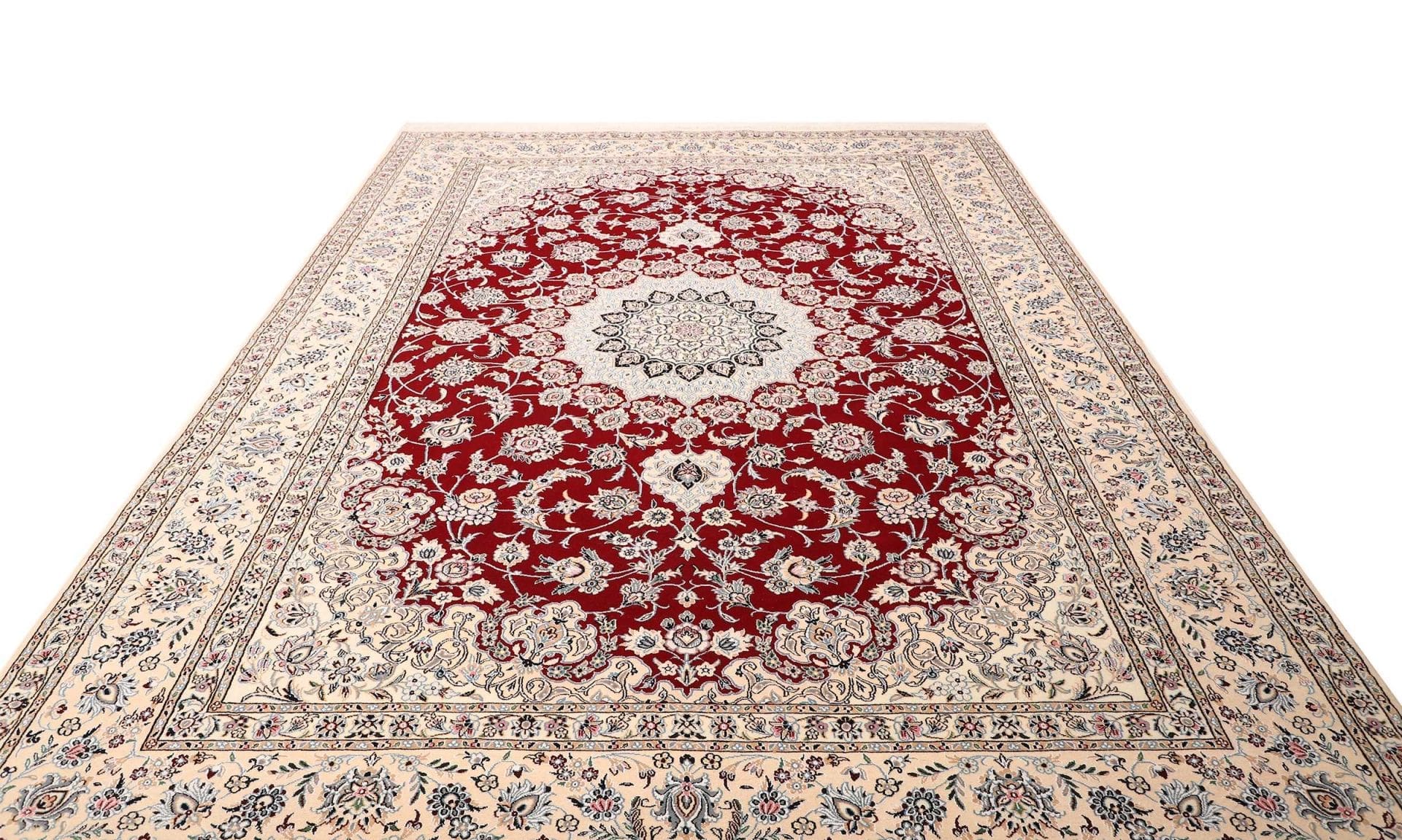 Nain Perserteppich 253 × 352 cm aus Wolle, handgeknüpft