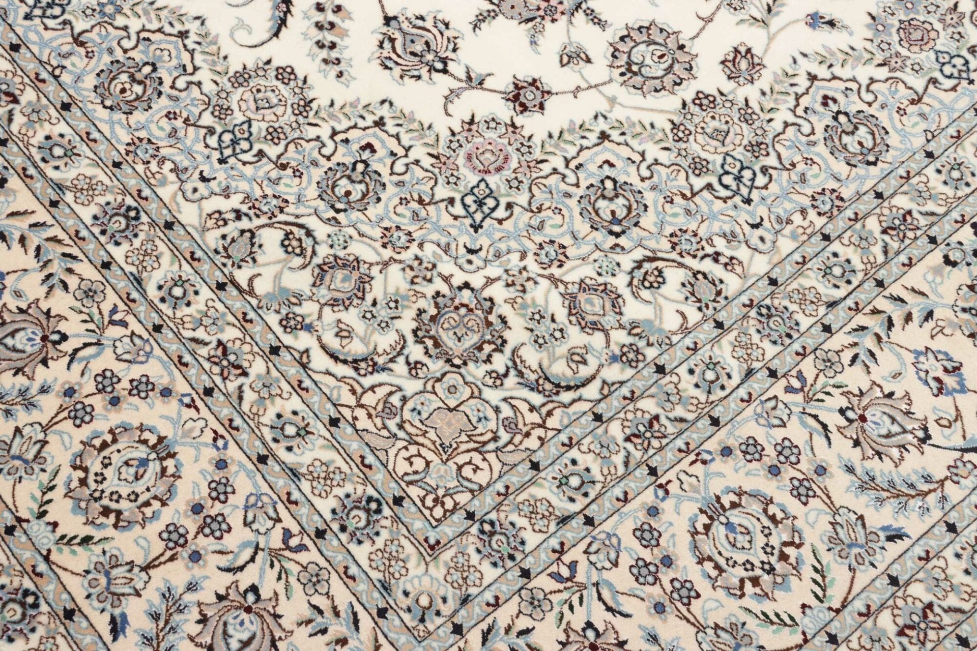 Handgeknüpfter Nain Perserteppich, 255 × 356 cm, Wolle