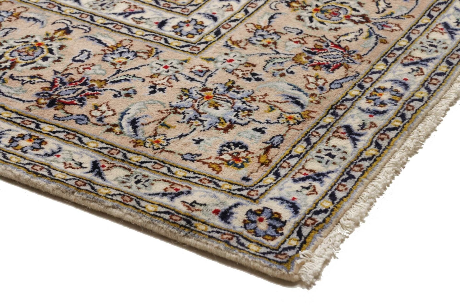 Kashan Perserteppich 246 × 350 cm aus Wolle, handgeknüpft