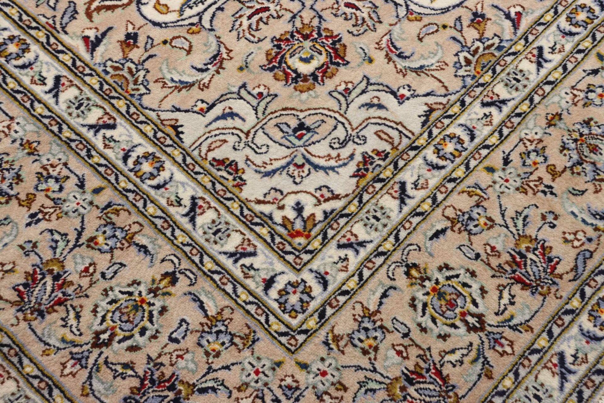 Kashan Perserteppich 246 × 350 cm aus Wolle, handgeknüpft