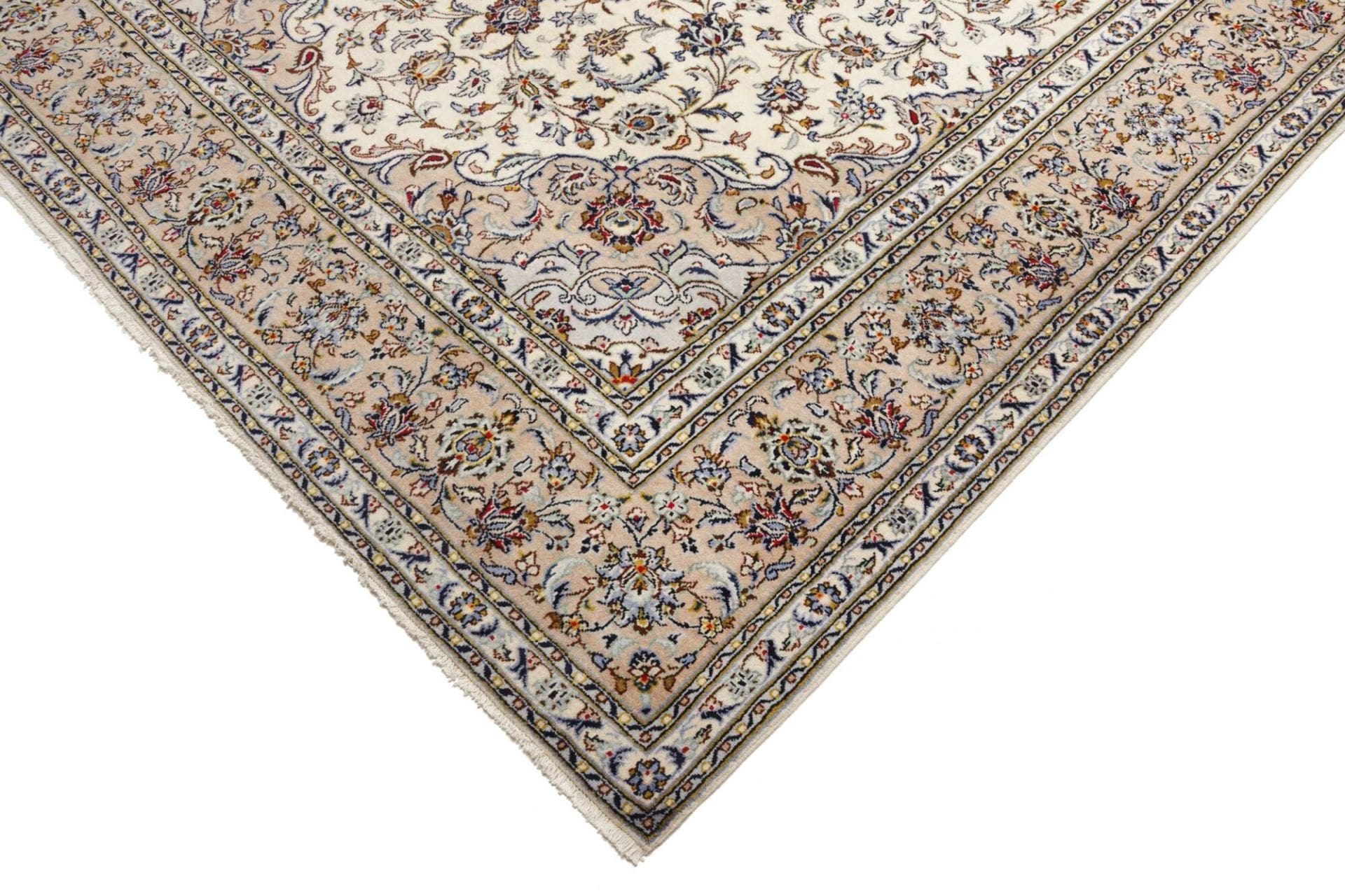 Kashan Perserteppich 246 × 350 cm aus Wolle, handgeknüpft