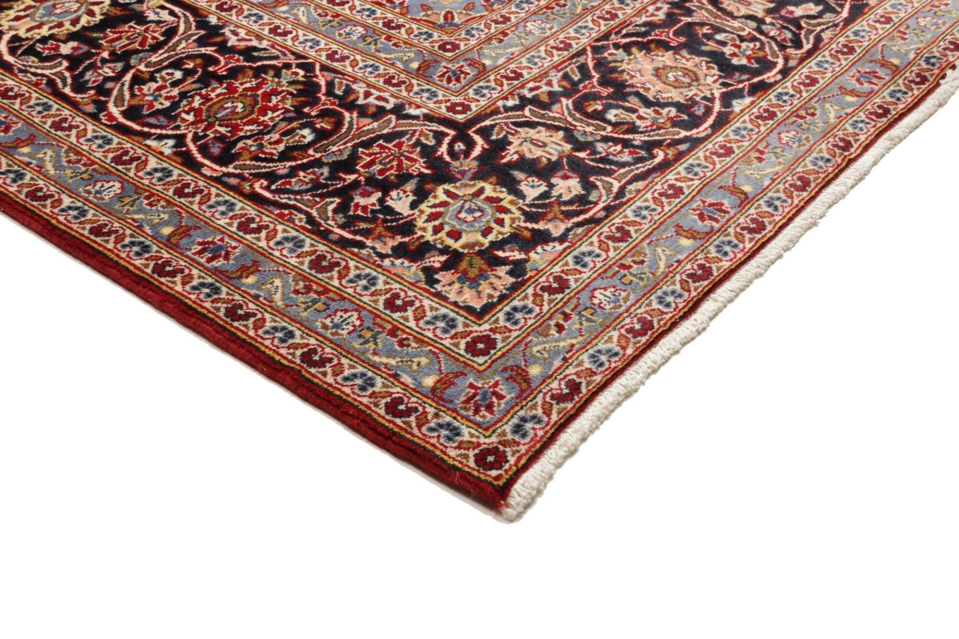 Kashan Perserteppich 253 × 347 cm aus Wolle, handgeknüpft