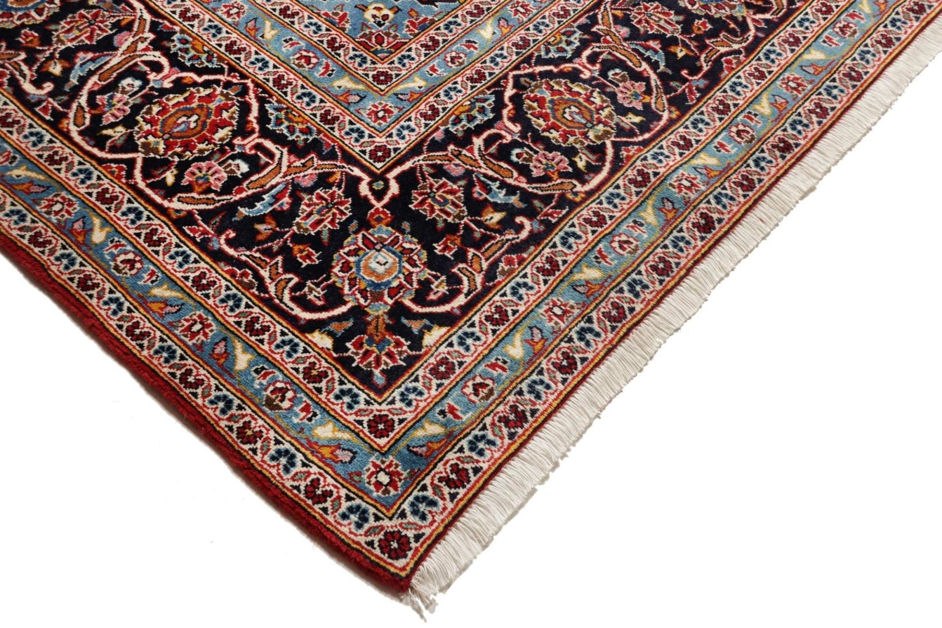 Handgeknüpfter Kashan Perserteppich, 249 × 354 cm, Wolle