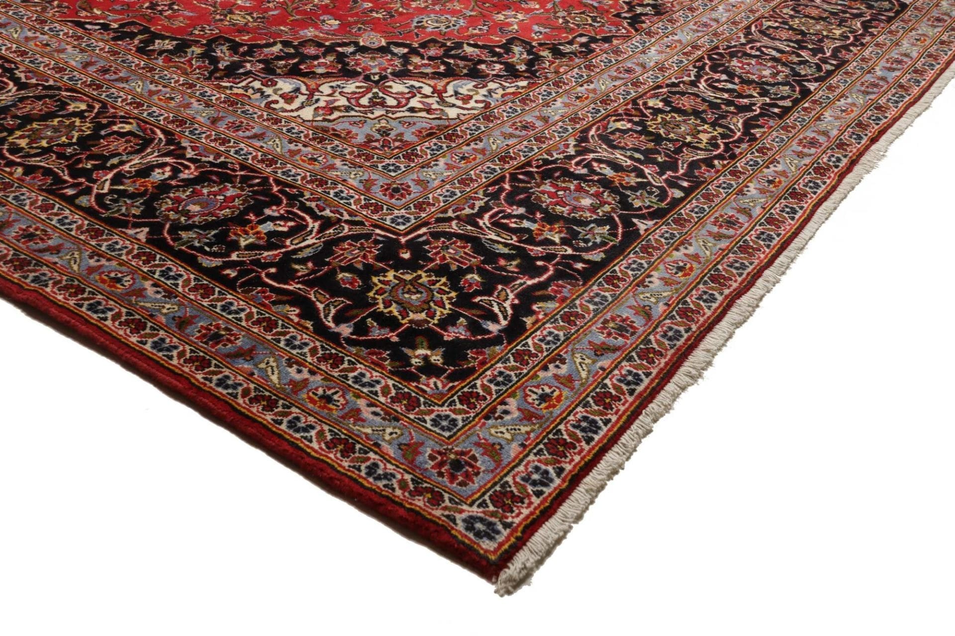 Handgeknüpfter Kashan Perserteppich 256 × 366 cm