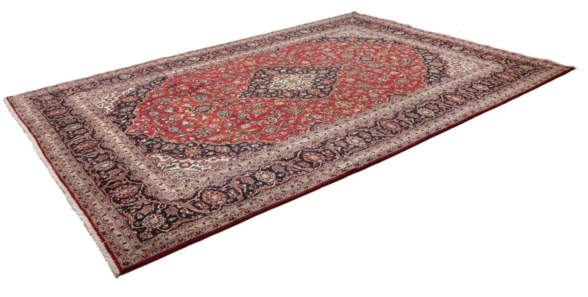 Kashan Perserteppich aus Iran, 258 × 364 cm