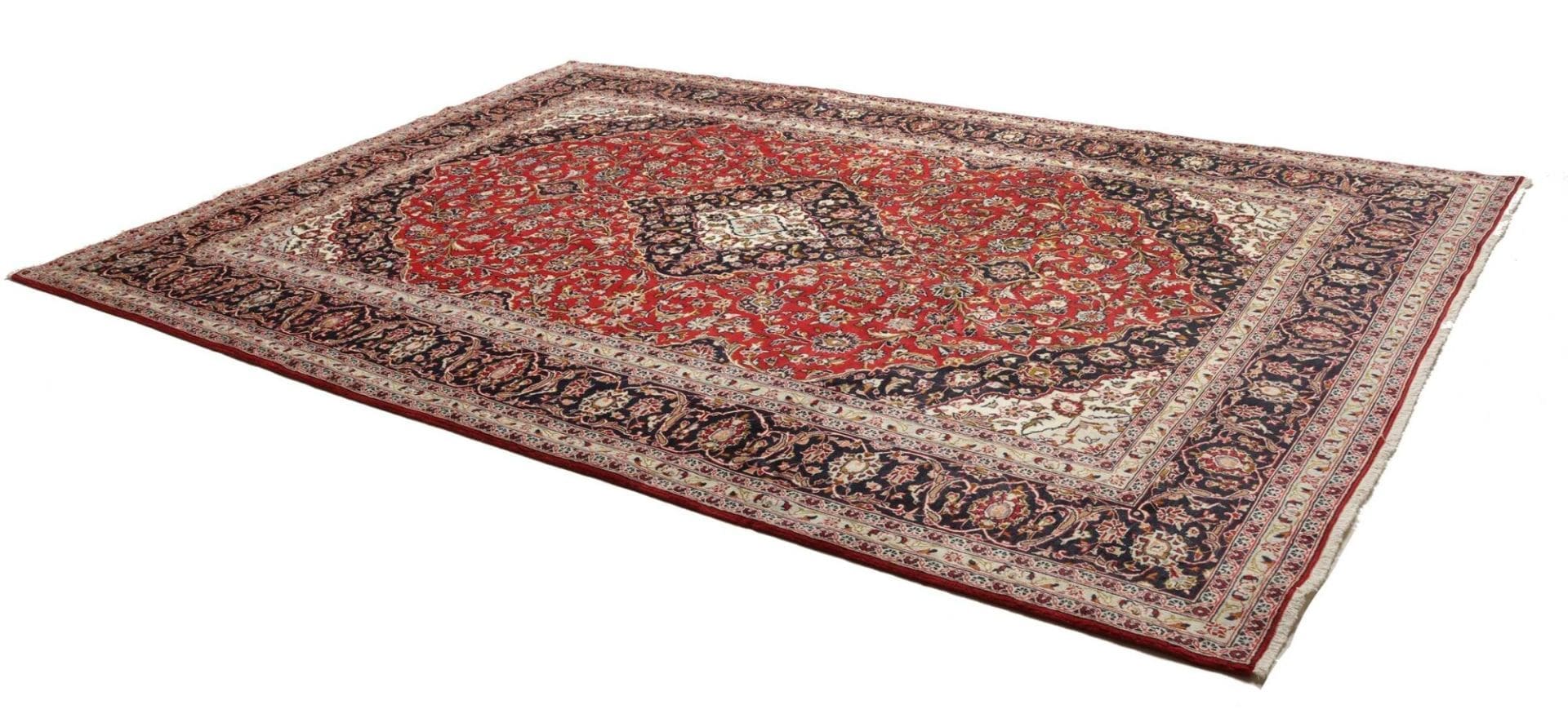 Kashan Perserteppich aus Iran, 258 × 364 cm