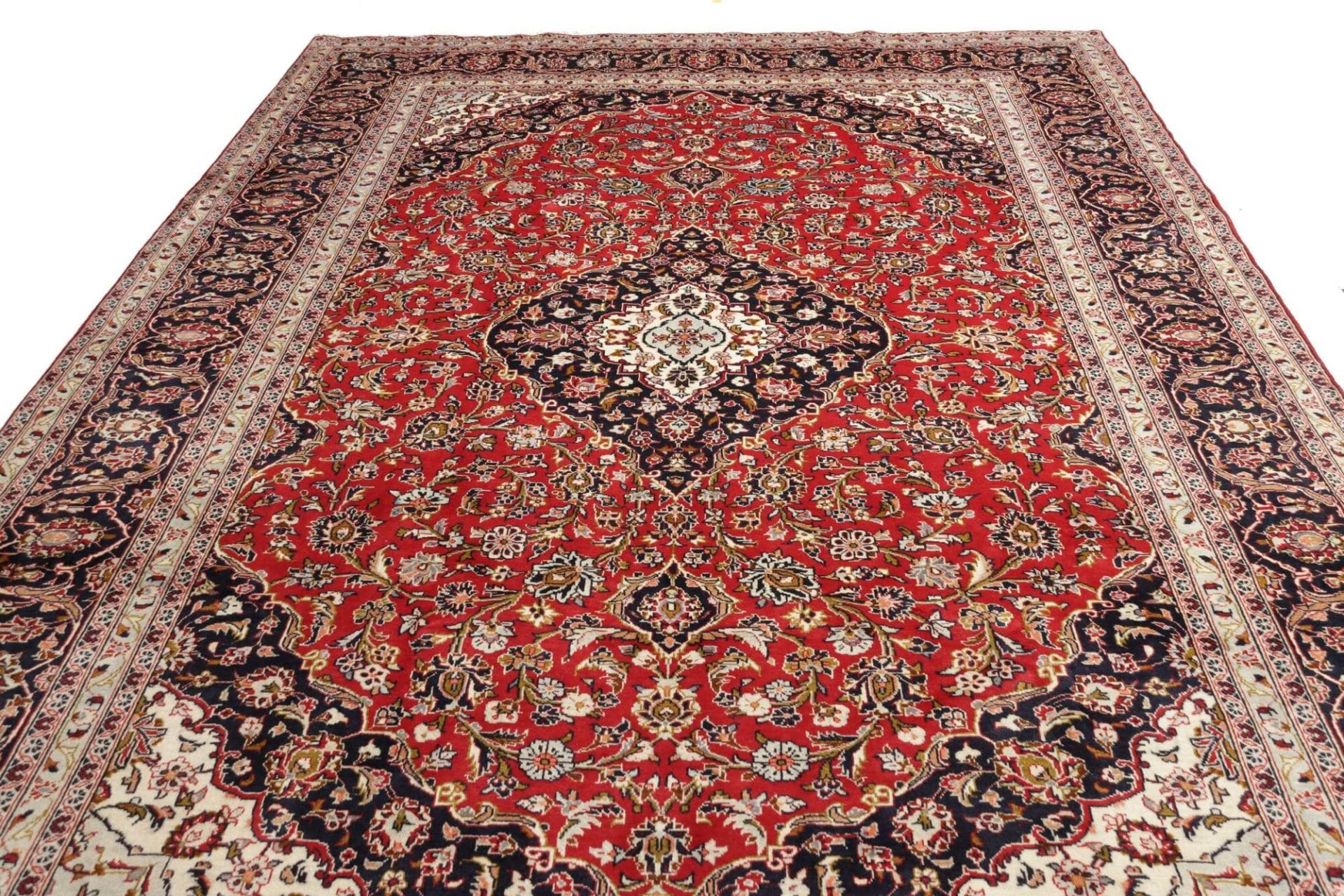 Kashan Perserteppich aus Iran, 258 × 364 cm