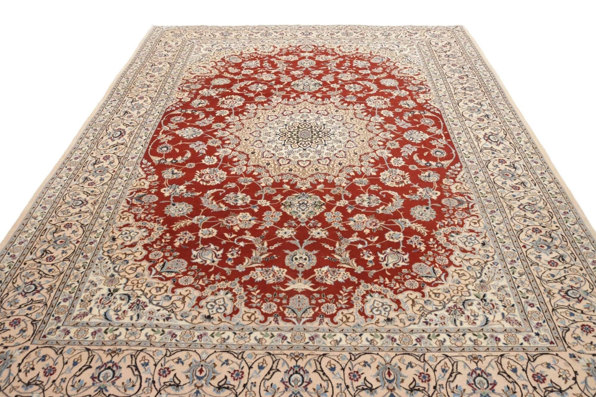 Handgeknüpfter Nain Perserteppich, 258 × 335 cm, Wolle