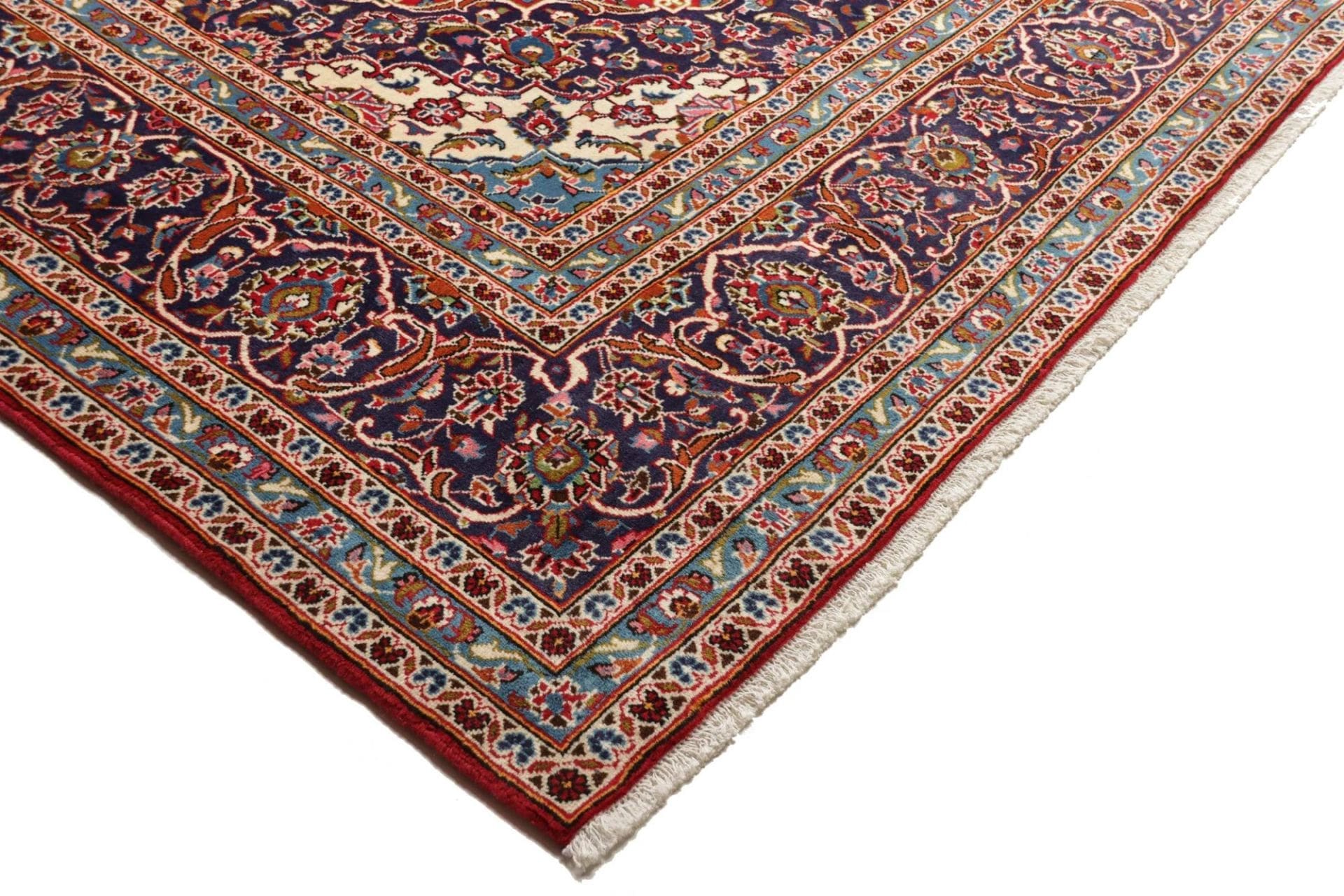 Handgeknüpfter Kashan Perserteppich, 250 × 360 cm, Wolle