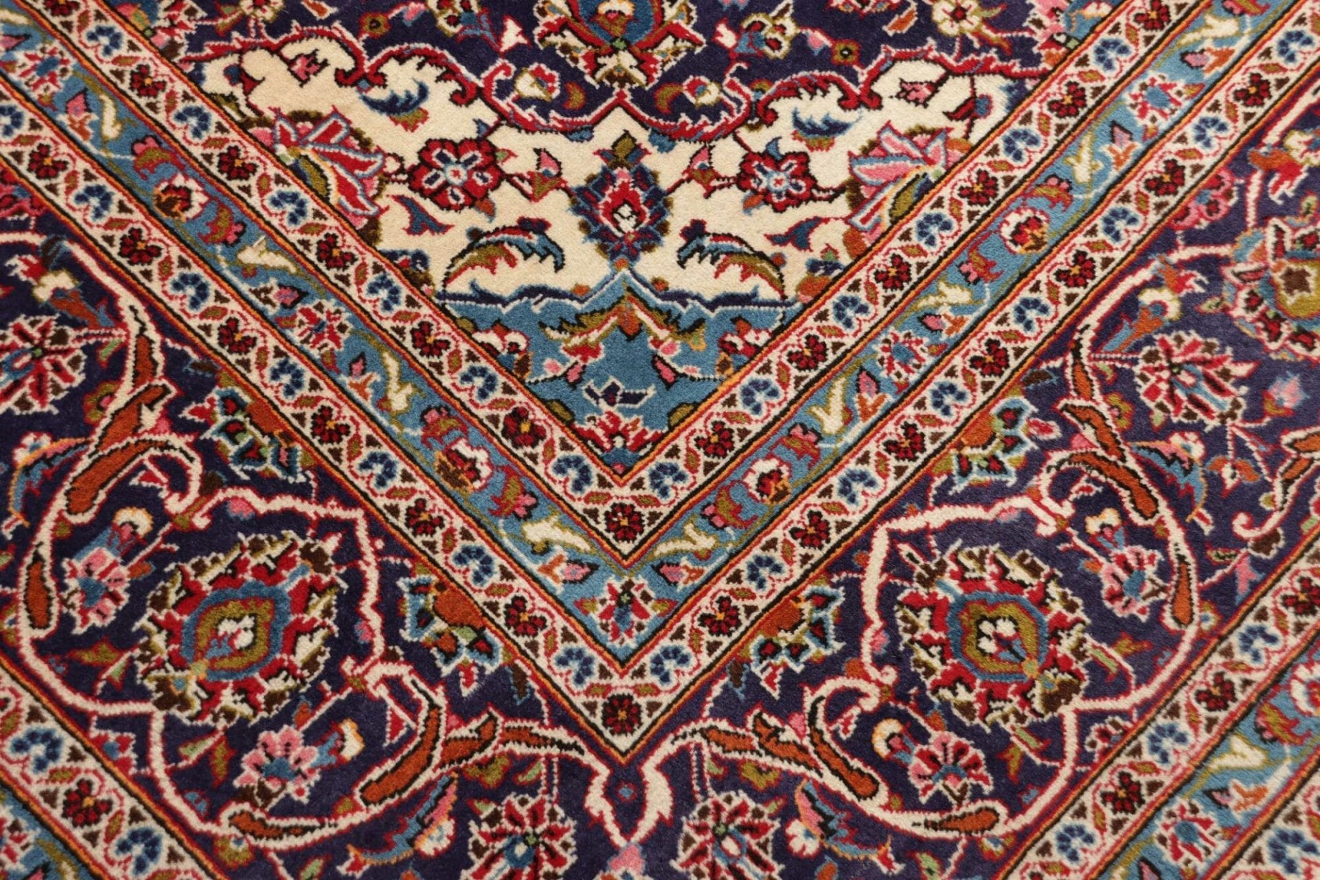 Handgeknüpfter Kashan Perserteppich, 250 × 360 cm, Wolle