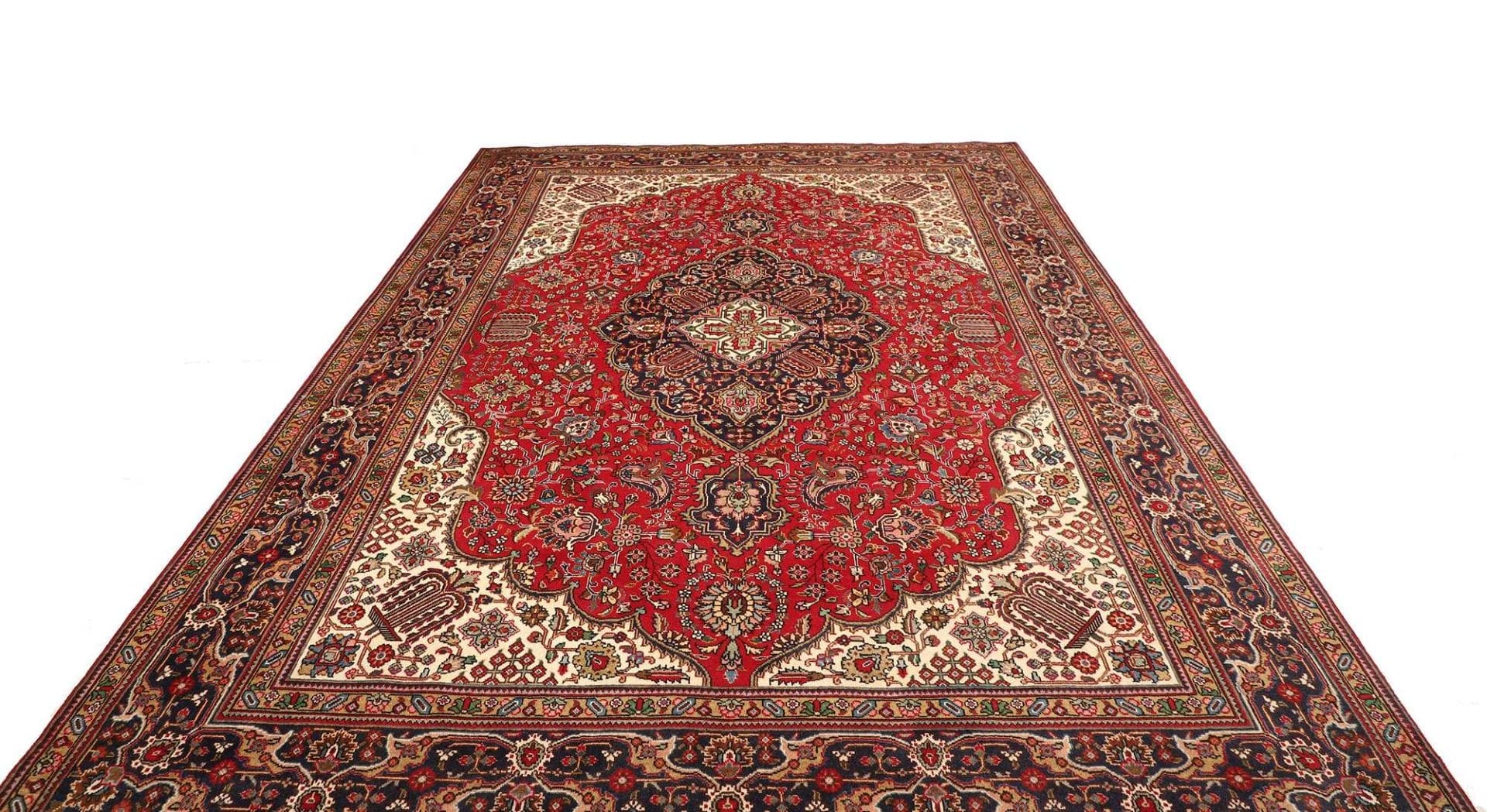 Täbriz Perserteppich aus Iran, 250 × 358 cm