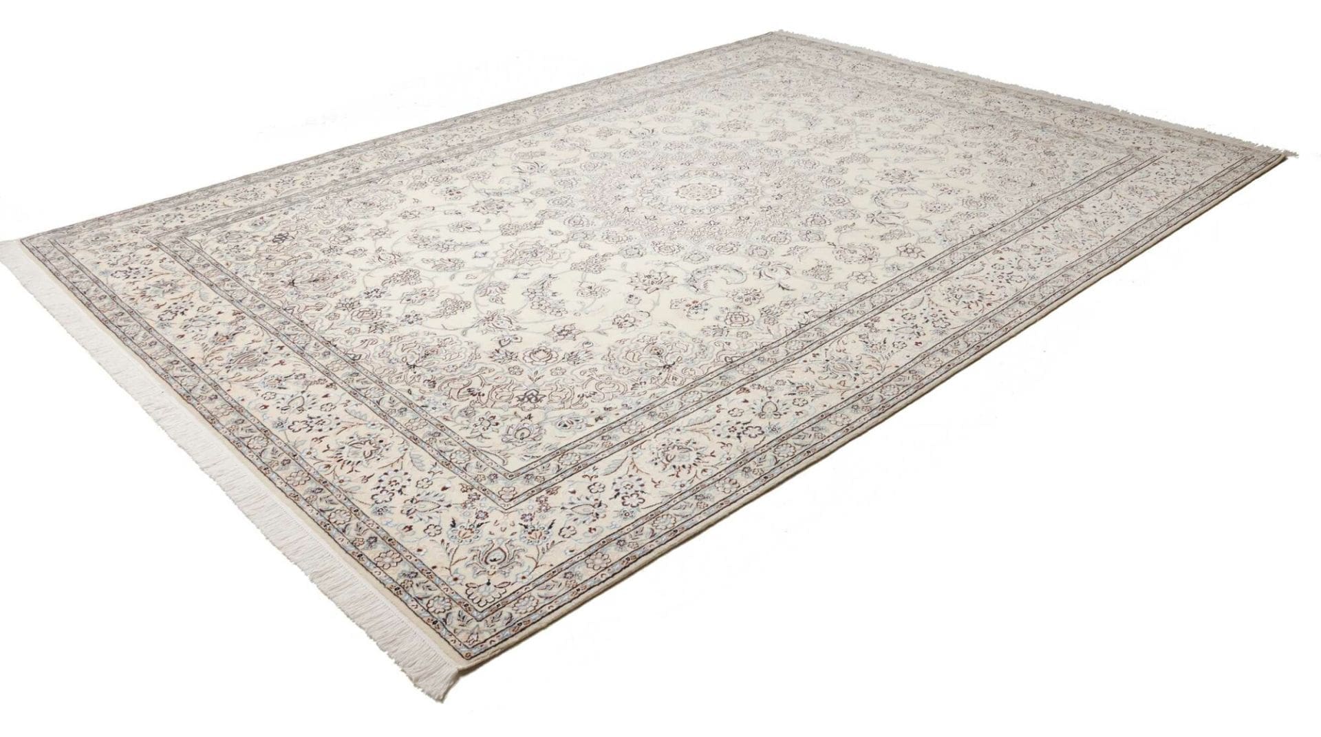 Handgeknüpfter Nain Perserteppich 251 × 356 cm