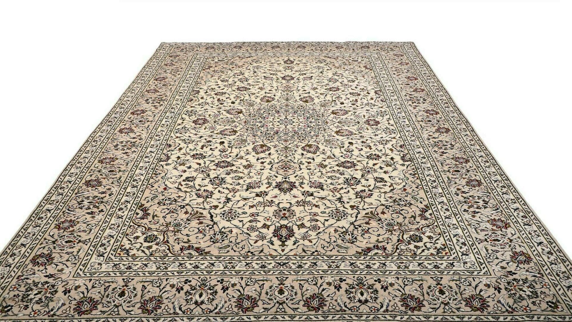Kashan Perserteppich aus Iran, 251 × 358 cm