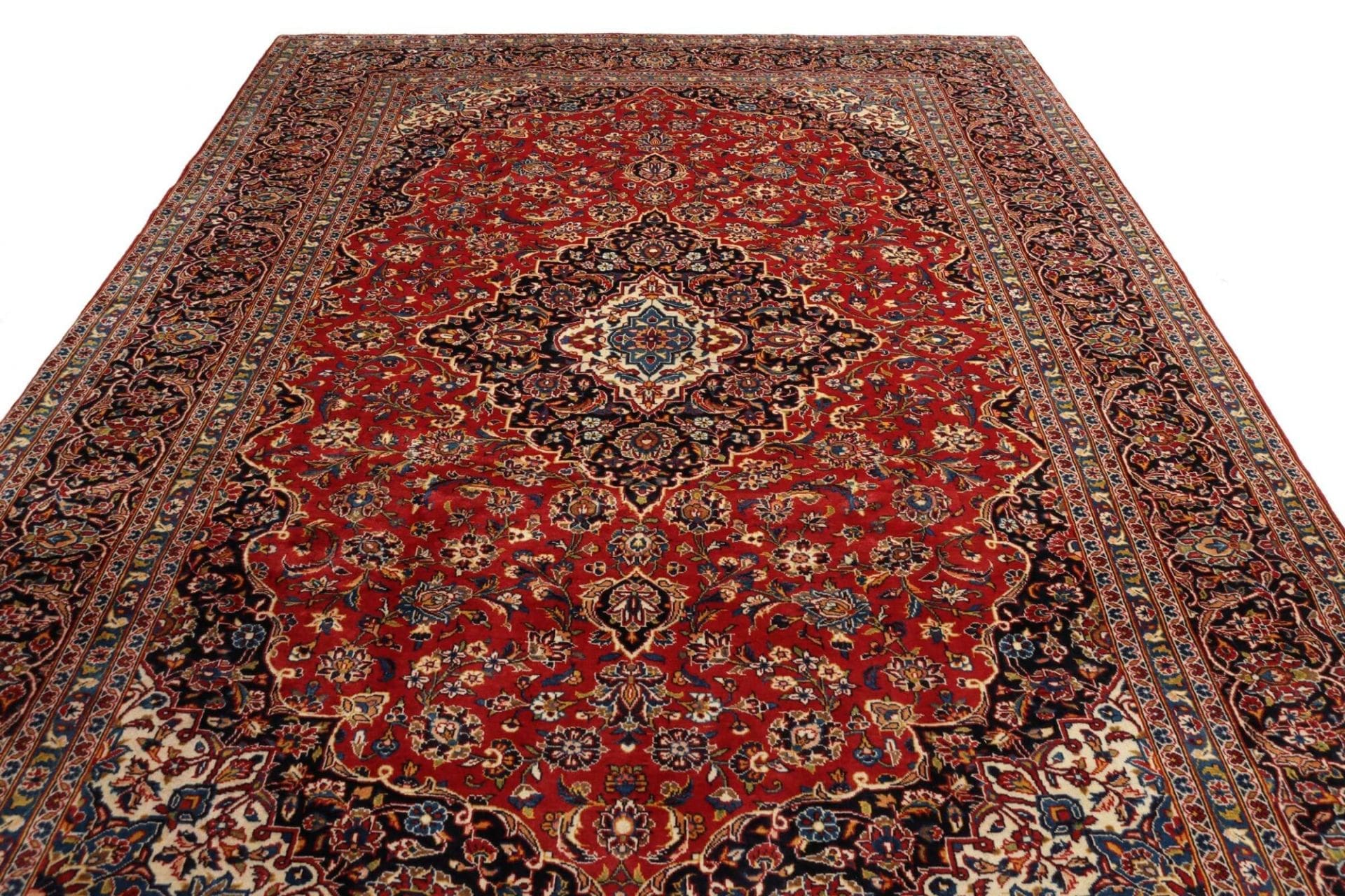 Kashan Perserteppich aus Iran, 251 × 350 cm