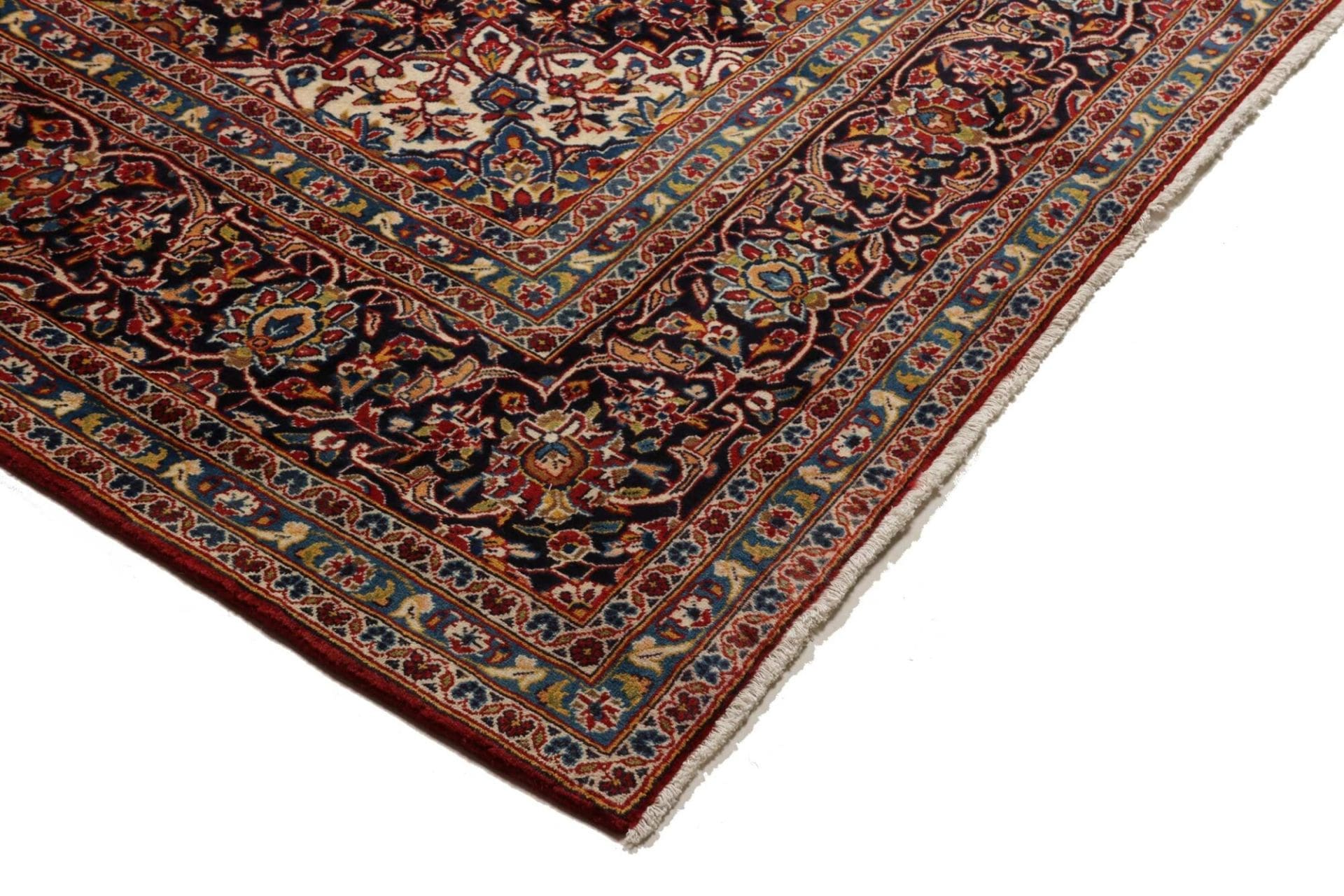 Kashan Perserteppich aus Iran, 251 × 350 cm