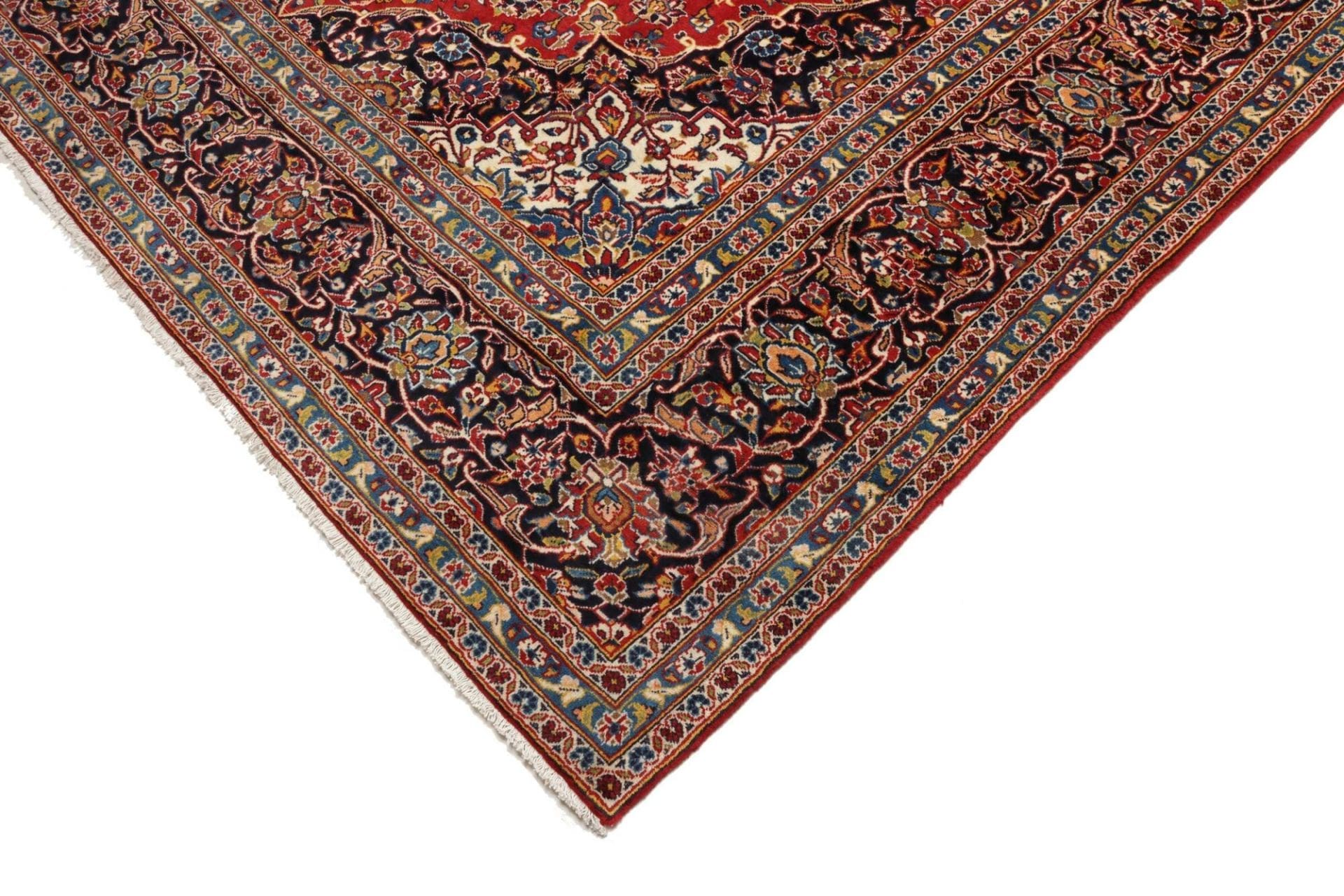 Kashan Perserteppich aus Iran, 251 × 350 cm