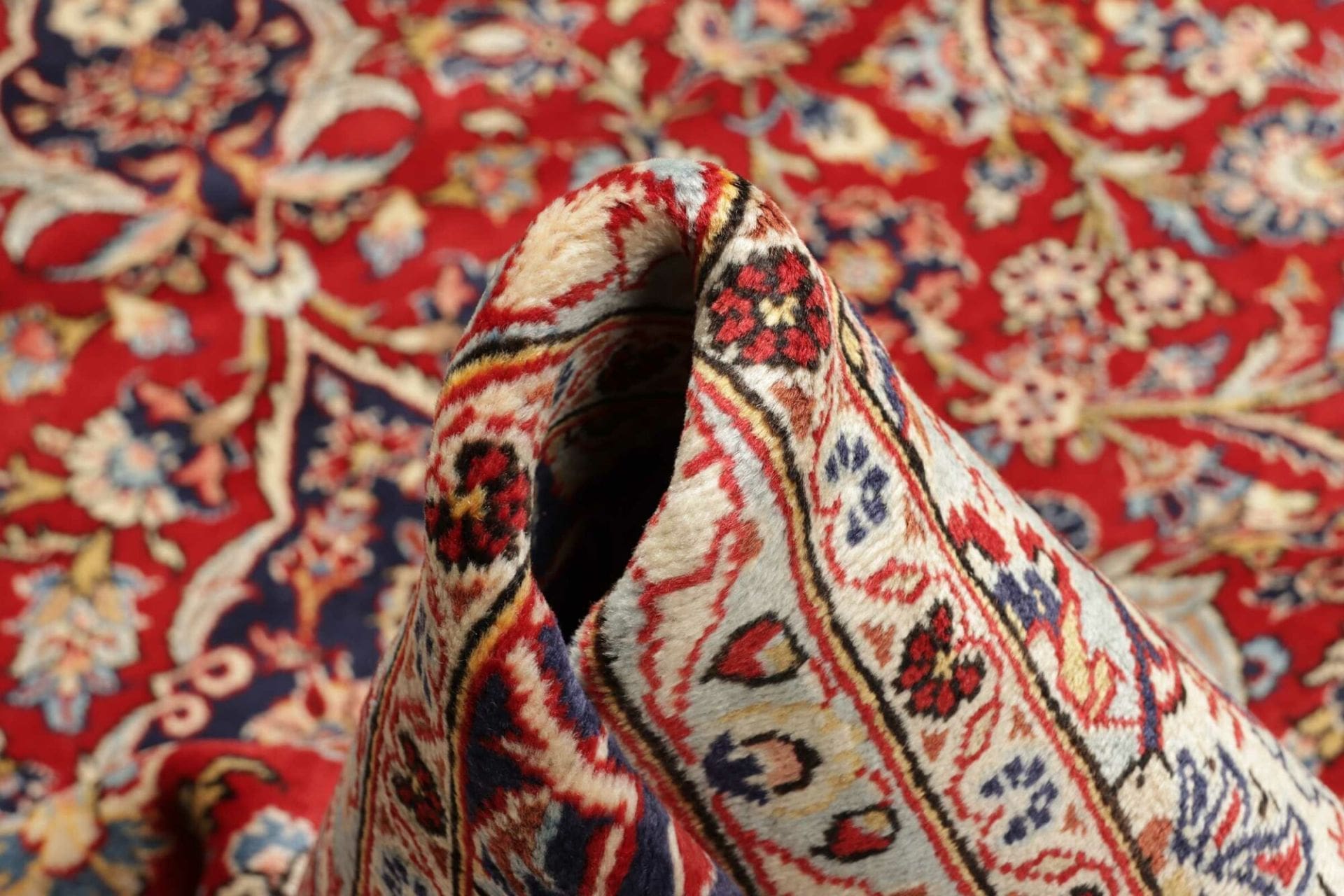 Kashan Perserteppich aus Iran, 251 × 350 cm