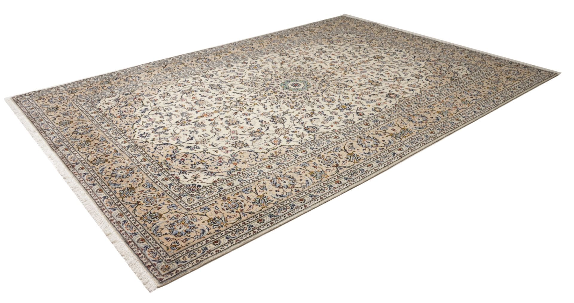 Kashan Perserteppich aus Iran, 240 × 345 cm