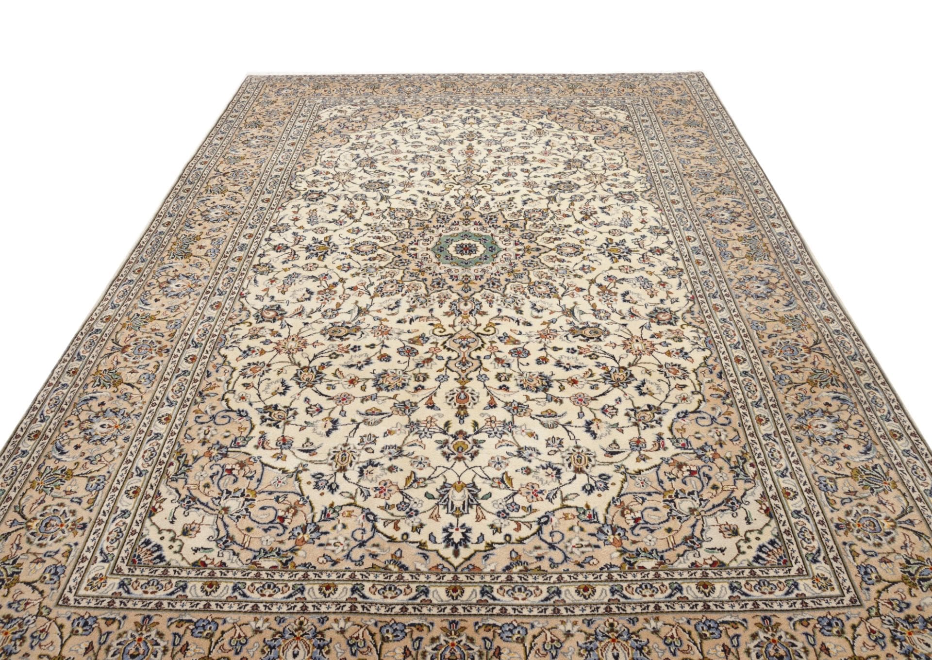 Kashan Perserteppich aus Iran, 240 × 345 cm