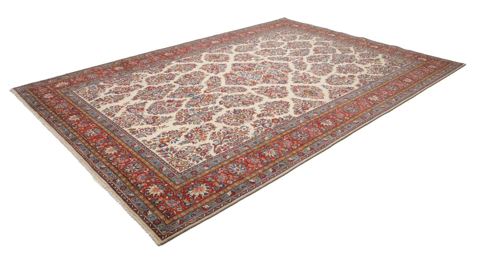 Sarough Farahan Perserteppich 246 × 350 cm aus Wolle, handgeknüpft