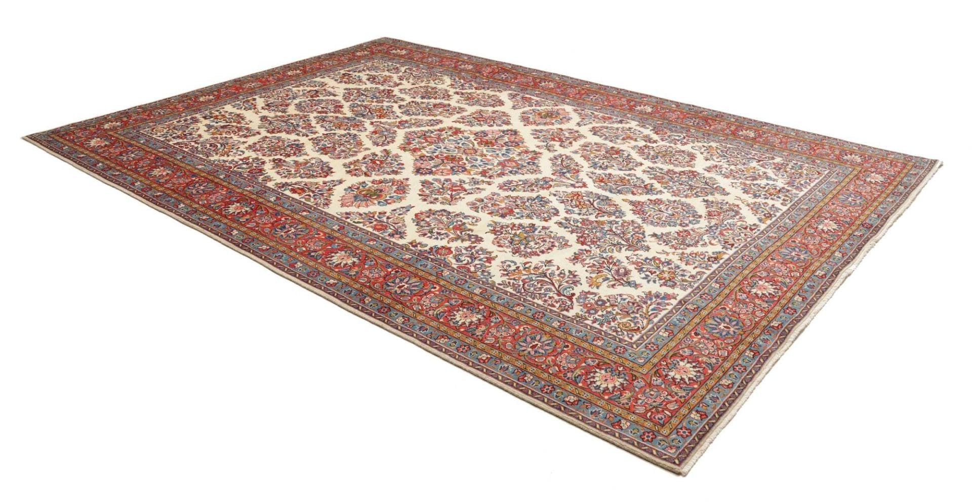 Sarough Farahan Perserteppich 246 × 350 cm aus Wolle, handgeknüpft