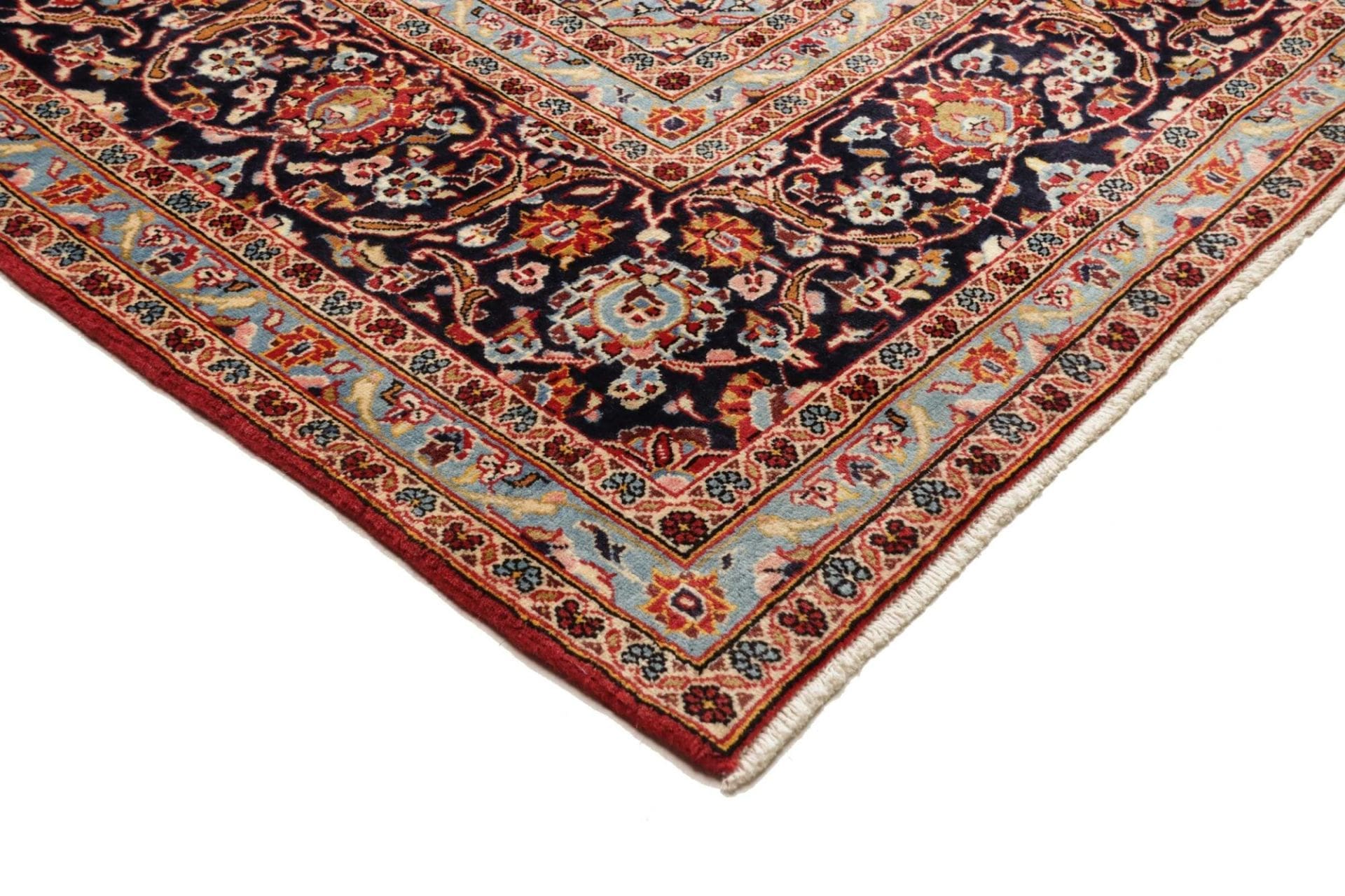 Kashan Perserteppich 259 × 350 cm aus Wolle, handgeknüpft