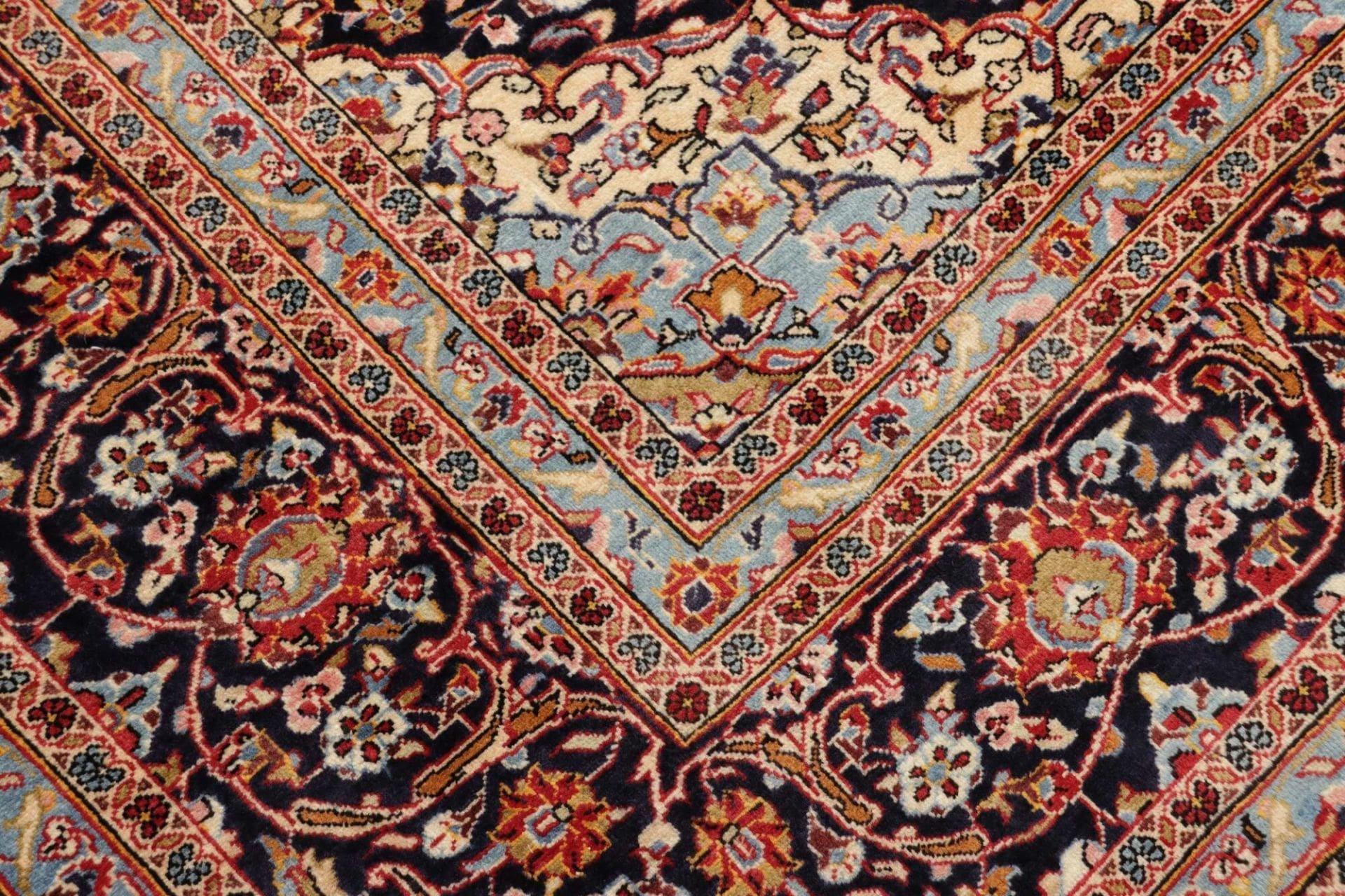 Kashan Perserteppich 259 × 350 cm aus Wolle, handgeknüpft