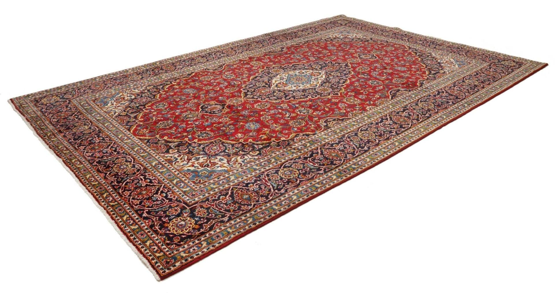 Kashan Perserteppich aus Iran, 248 × 370 cm