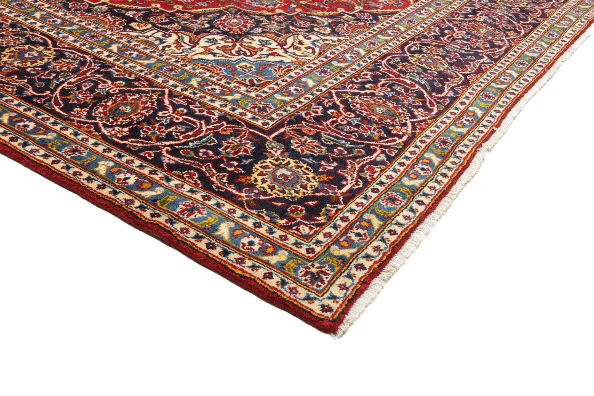 Kashan Perserteppich aus Iran, 248 × 370 cm