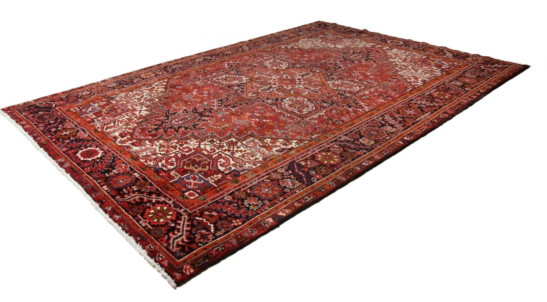 Heriz Perserteppich aus Iran, 255 × 367 cm