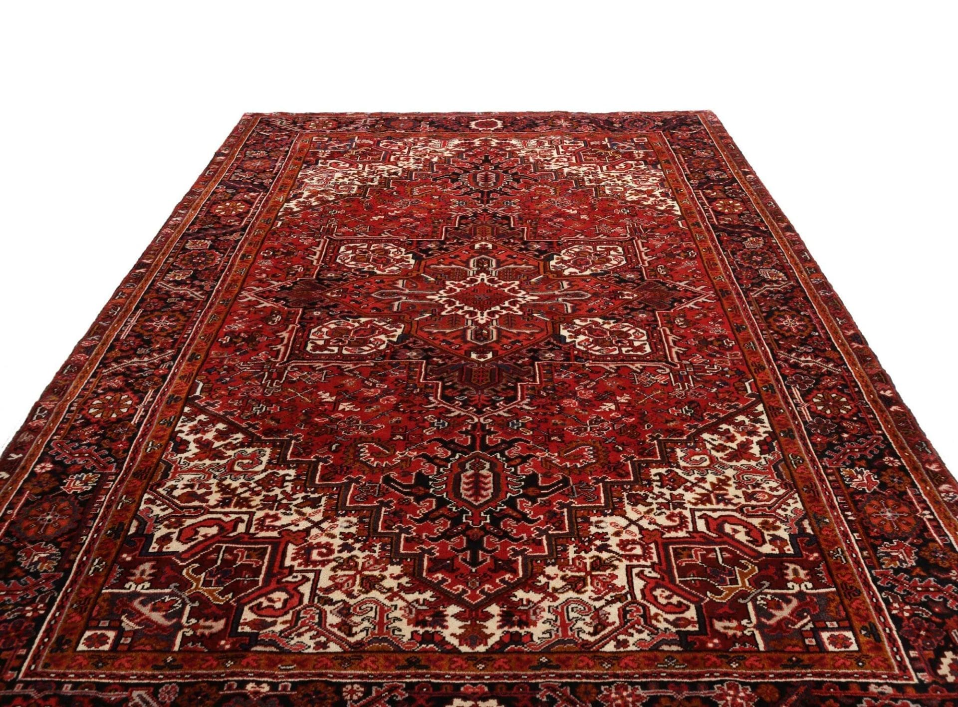 Heriz Perserteppich aus Iran, 255 × 367 cm