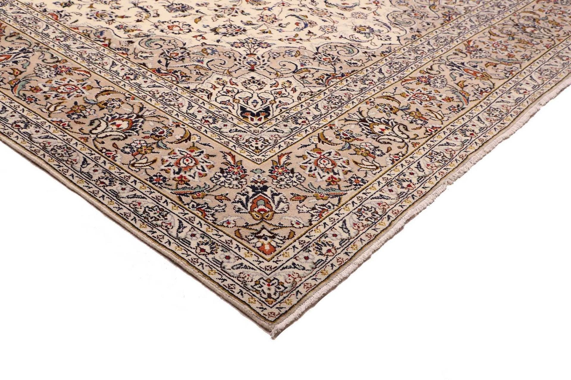 Kashan Perserteppich 248 × 350 cm aus Wolle, handgeknüpft