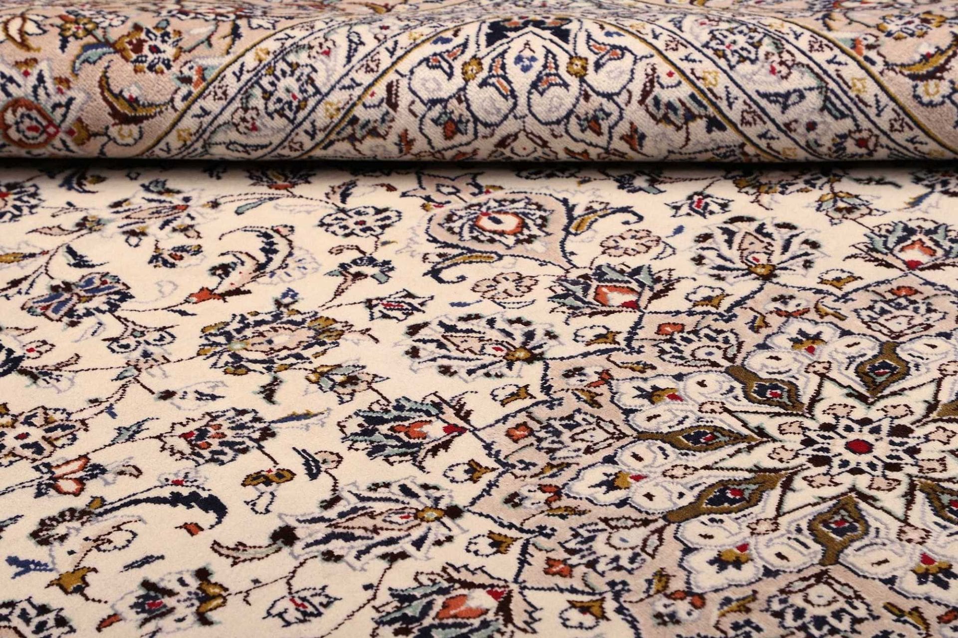 Kashan Perserteppich 248 × 350 cm aus Wolle, handgeknüpft