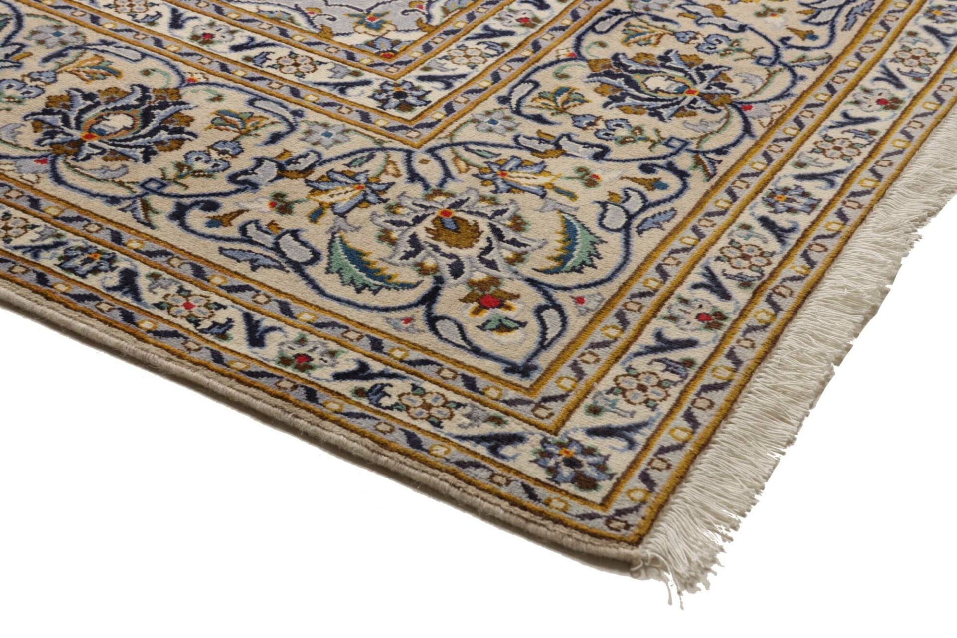 Handgeknüpfter Kashan Perserteppich 247 × 362 cm