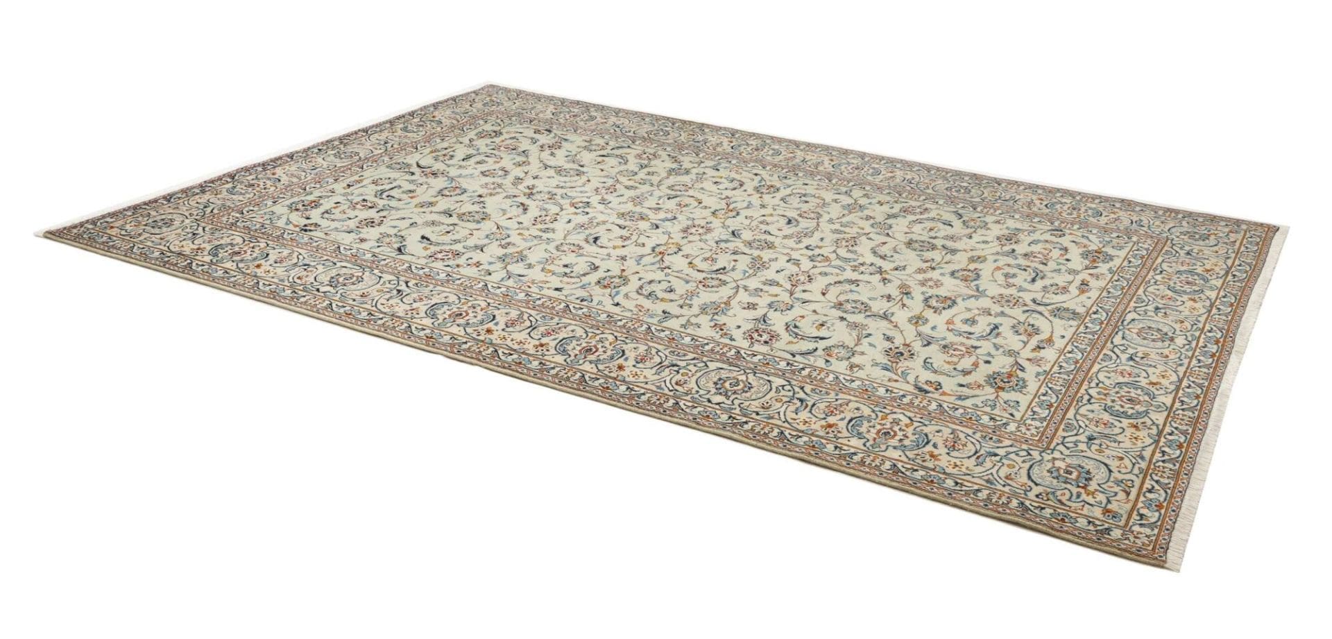 Kashan Perserteppich aus Iran, 246 × 350 cm