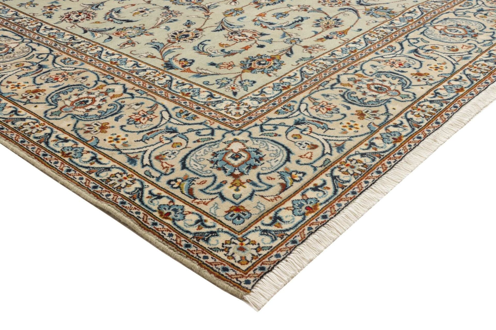 Kashan Perserteppich aus Iran, 246 × 350 cm