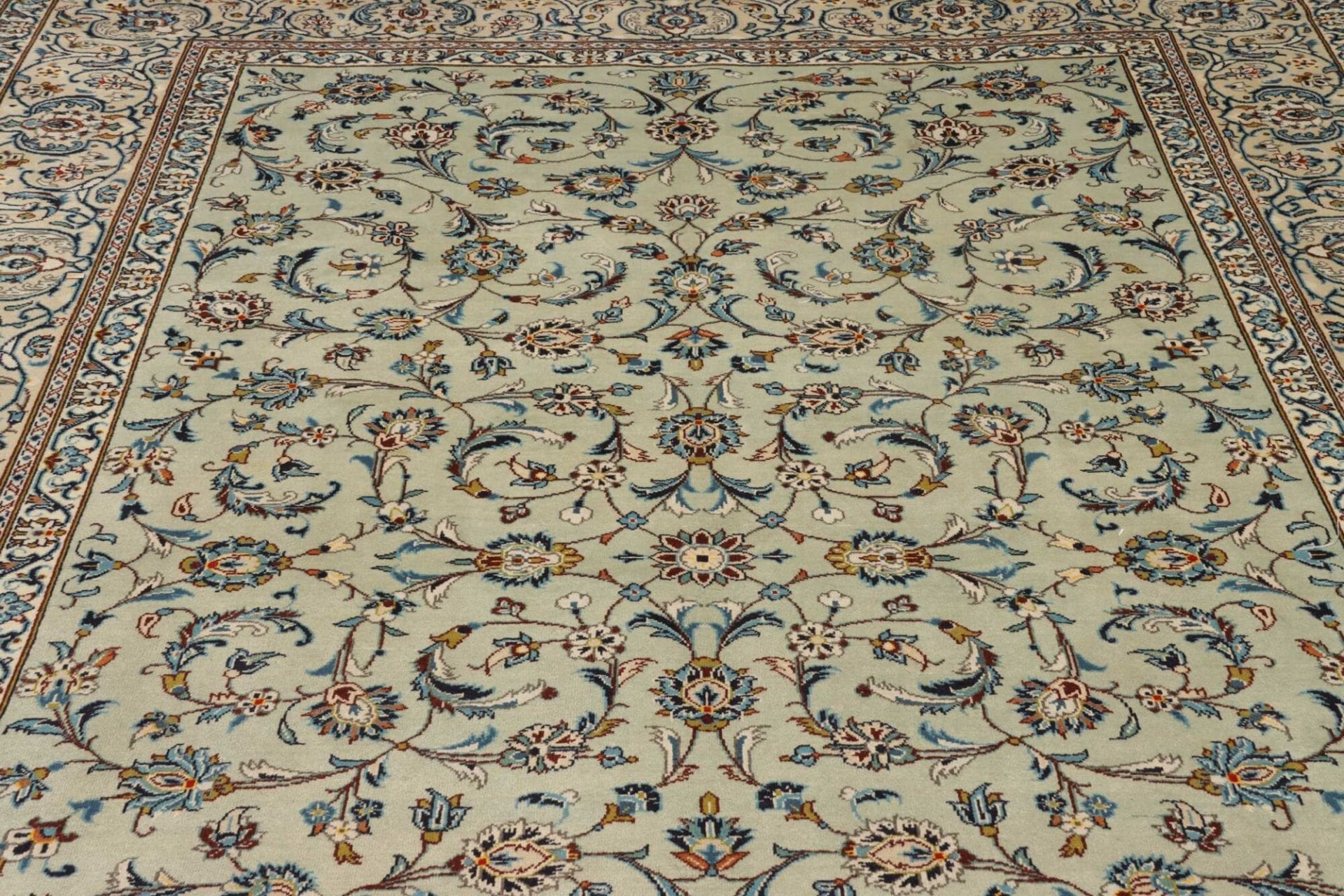 Kashan Perserteppich aus Iran, 246 × 350 cm