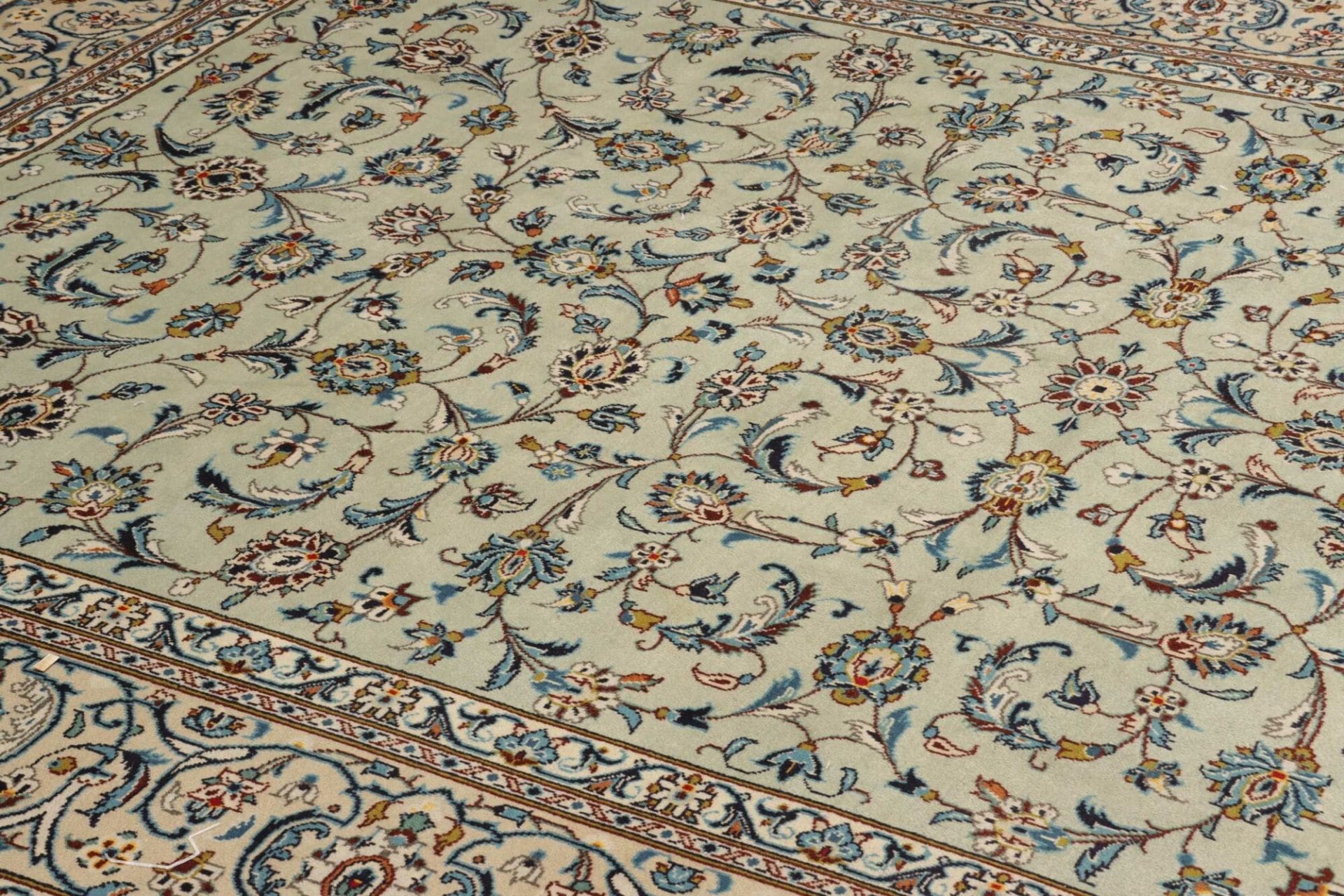Kashan Perserteppich aus Iran, 246 × 350 cm