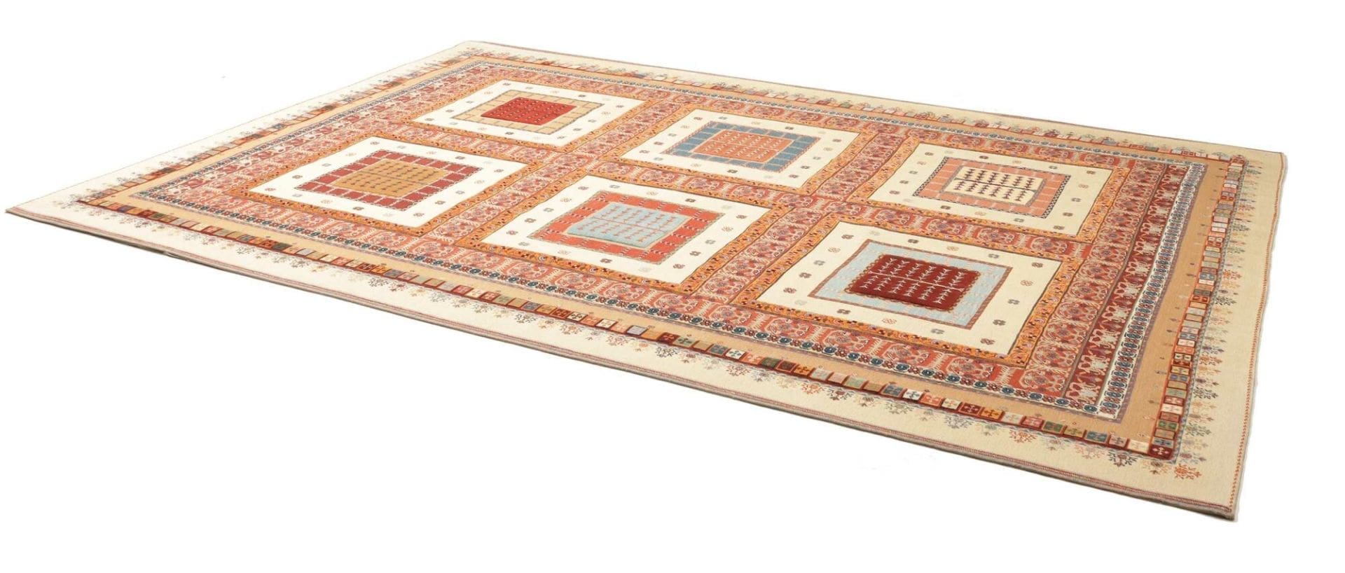 orientteppich-253-x-350cm-handgeknupft-aus-schurwolle-nain-2 Nain Perserteppich 253 × 350 cm aus Wolle, handgeknüpft