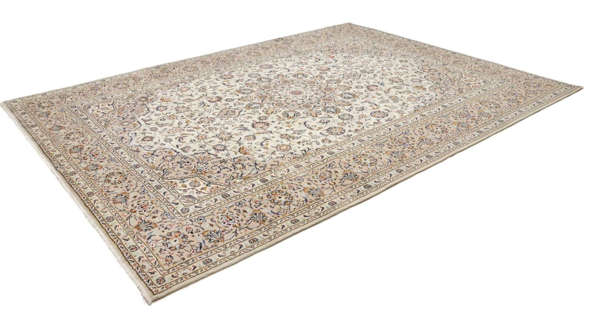 Handgeknüpfter Kashan Perserteppich, 255 × 340 cm, Wolle