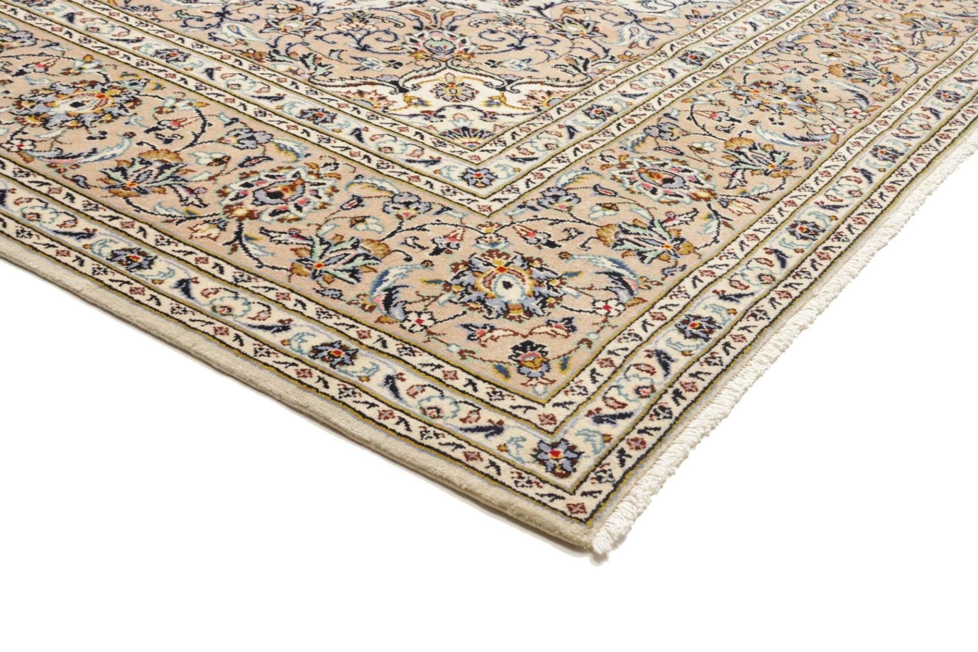 Handgeknüpfter Kashan Perserteppich, 255 × 340 cm, Wolle