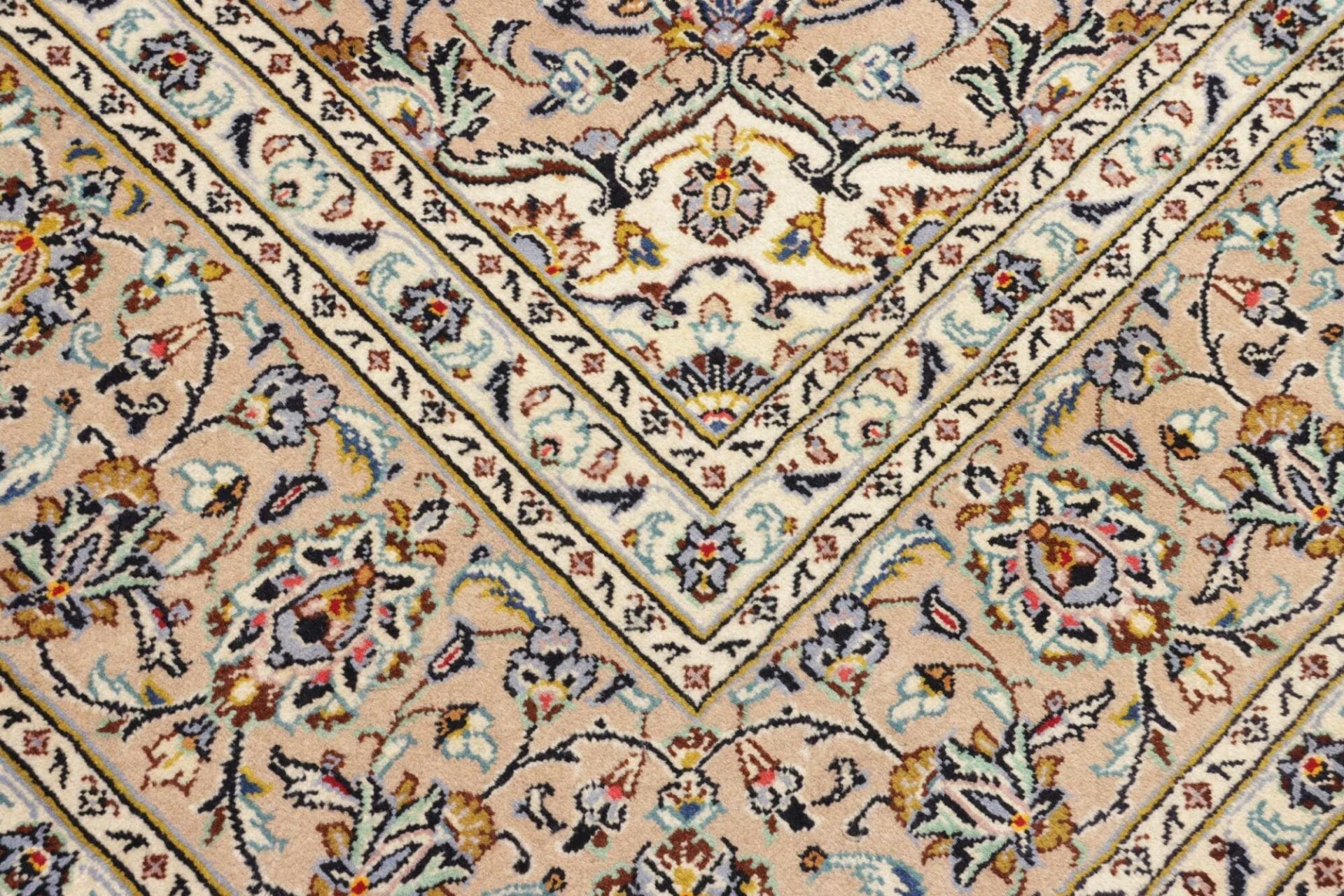 Handgeknüpfter Kashan Perserteppich, 255 × 340 cm, Wolle