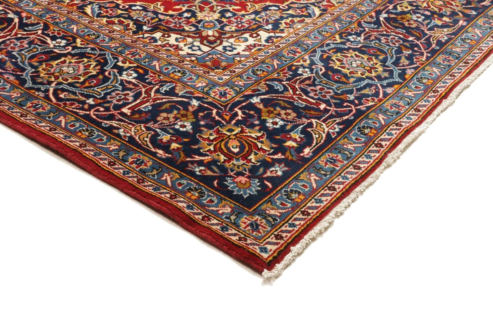 kashan-teppich-233-x-354cm-handgeknupft-wolle-perserteppich-4 Handgeknüpfter Kashan Perserteppich 233 × 354 cm