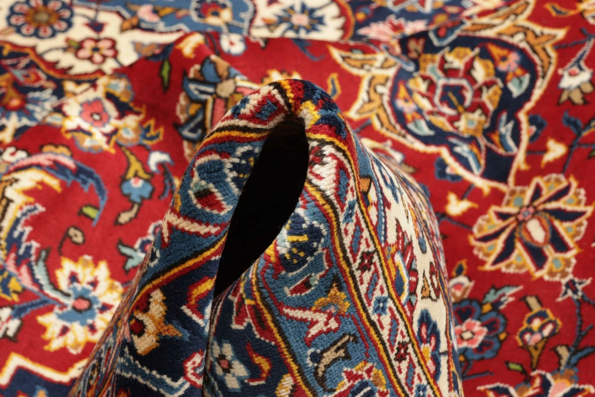 kashan-teppich-233-x-354cm-handgeknupft-wolle-perserteppich-8 Handgeknüpfter Kashan Perserteppich 233 × 354 cm